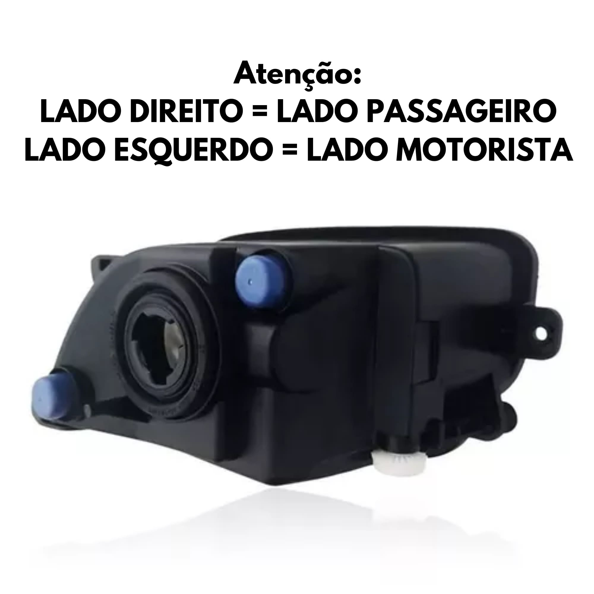 Farol de Milha Auxiliar Neblina Lado Esquerdo Gol G6 12/16 Voyage G6 13/16 35W Suits - FUN249/ FUN 315