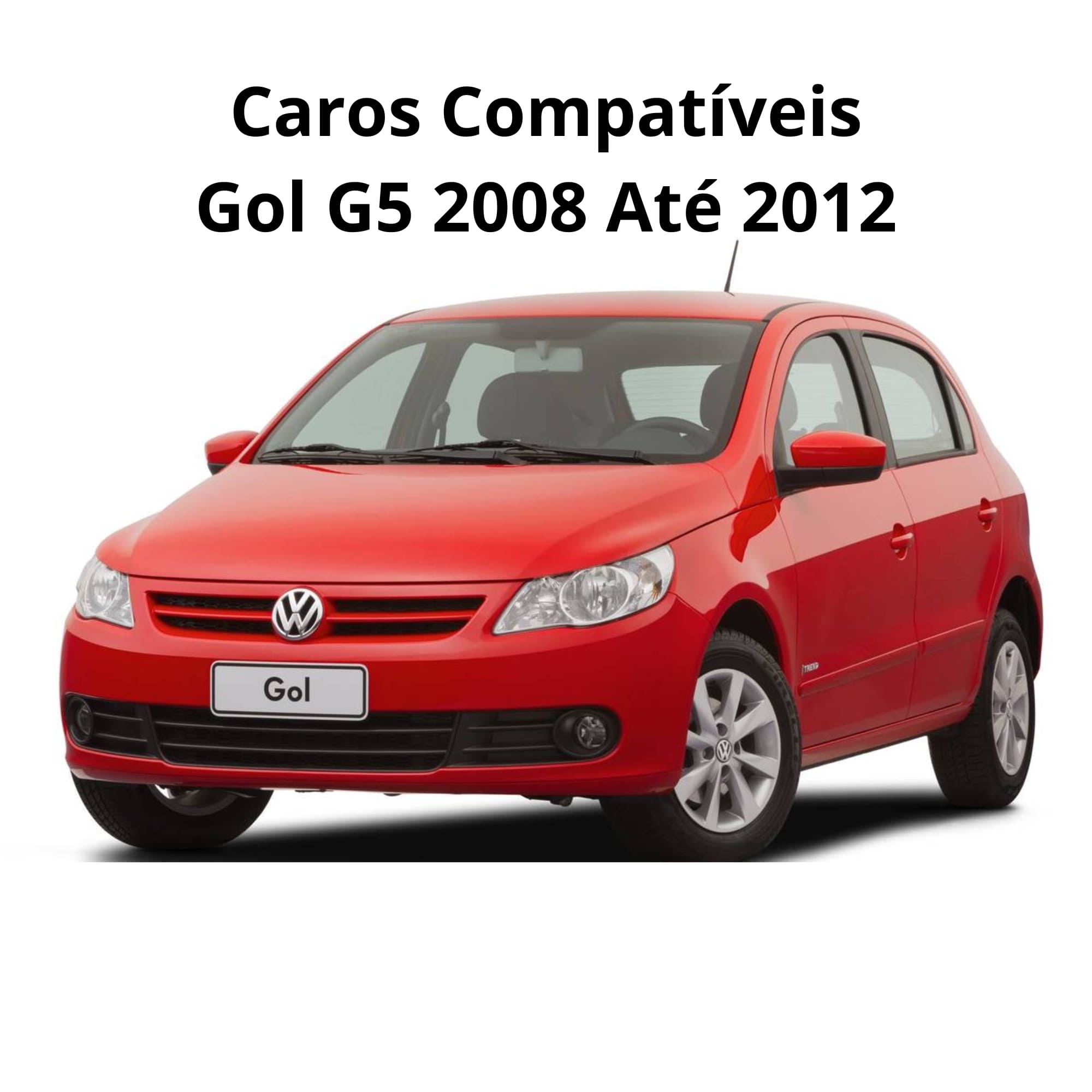 Kit Farol de Milha Gol G5 2008 a 2012 Moldura Cromo Botão Tic Tac 2 Pinos Suits - STS028VW