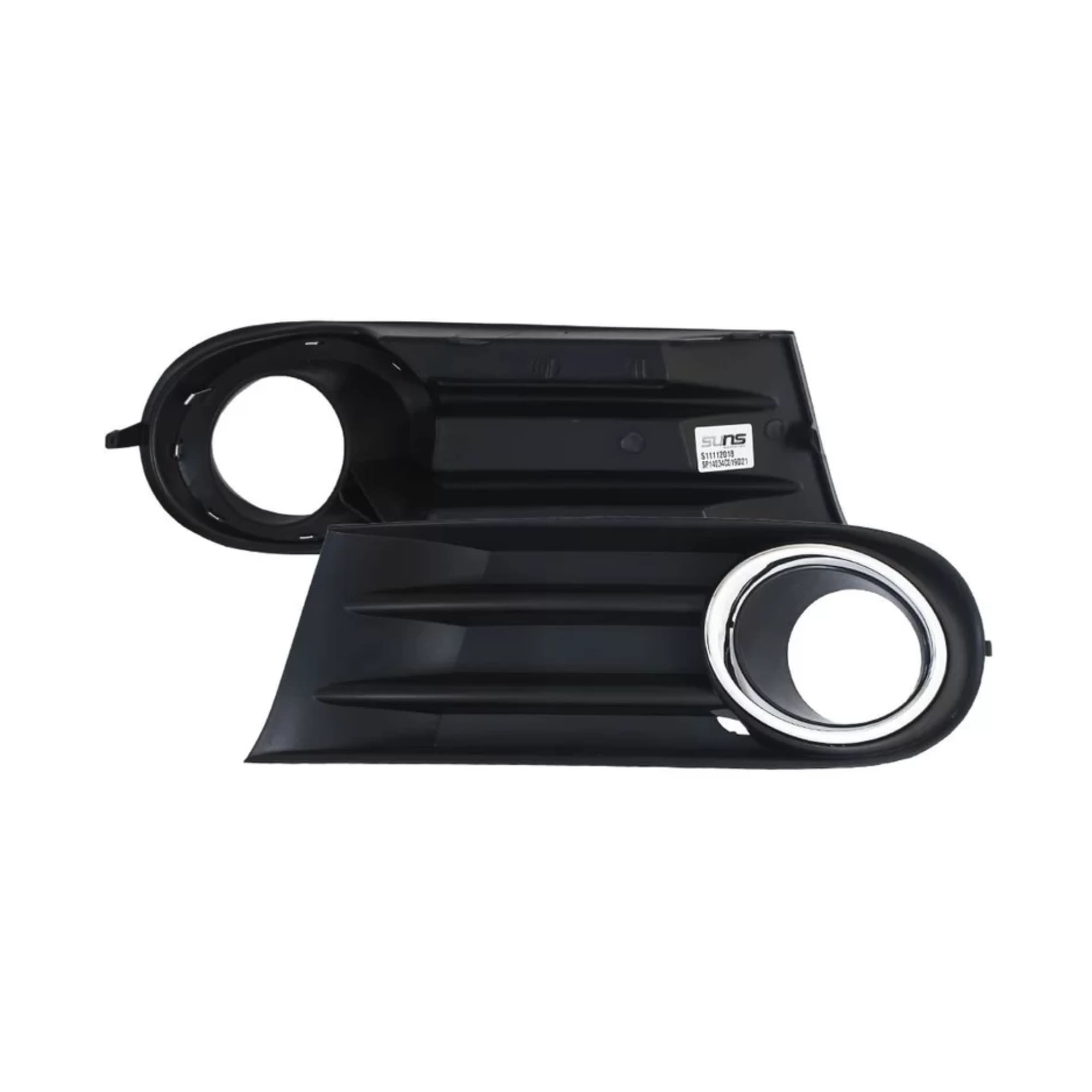 Kit Farol de Milha Gol/Saveiro G5 2009 a 2012 Moldura Preta c/ Botão Tic Tac 2 Pinos Suits - STS031VW