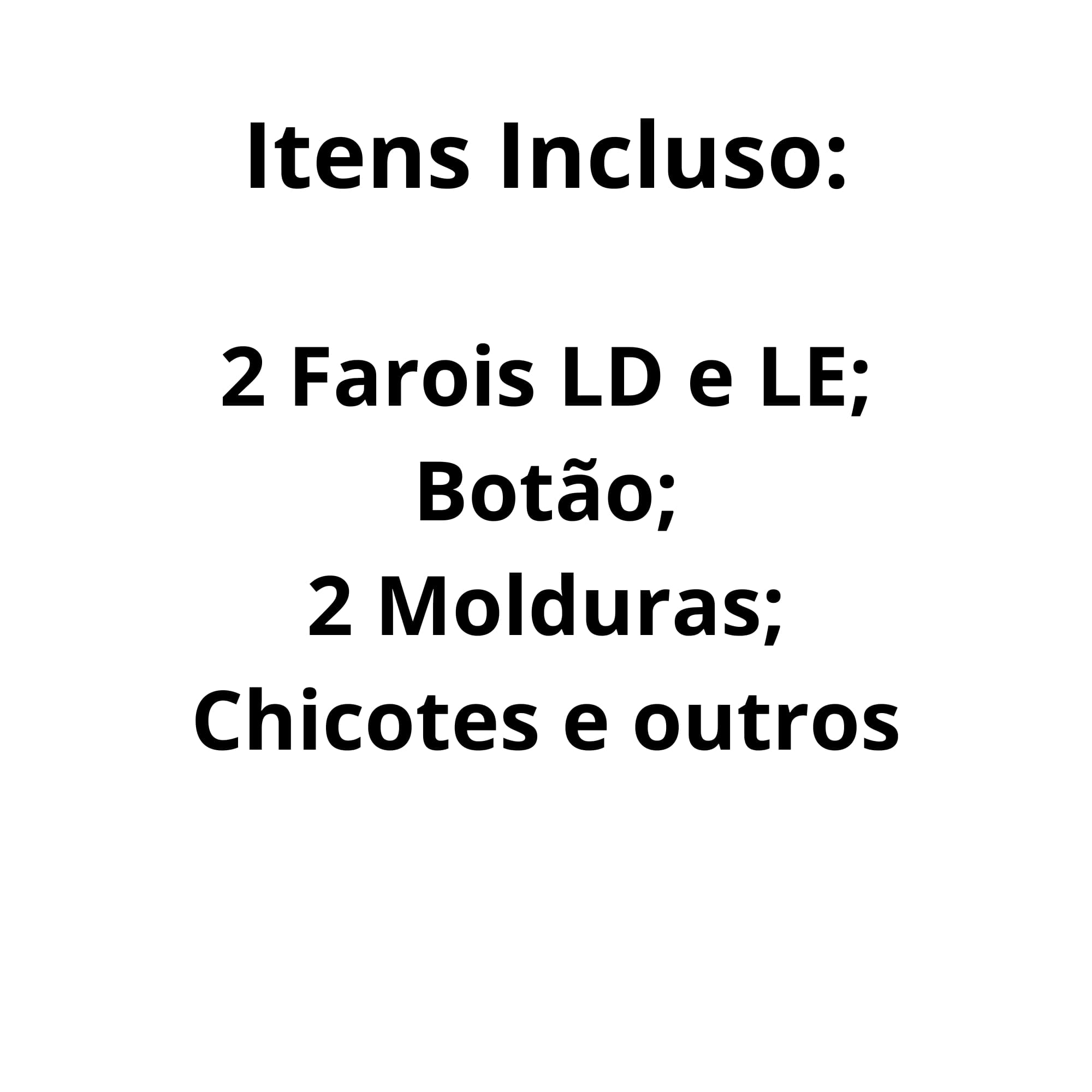 Kit Farol de Milha Saveiro G6 2013 a 2016 Moldura Preta Botão Tic Tac 2 Pinos Suits - STS043VW