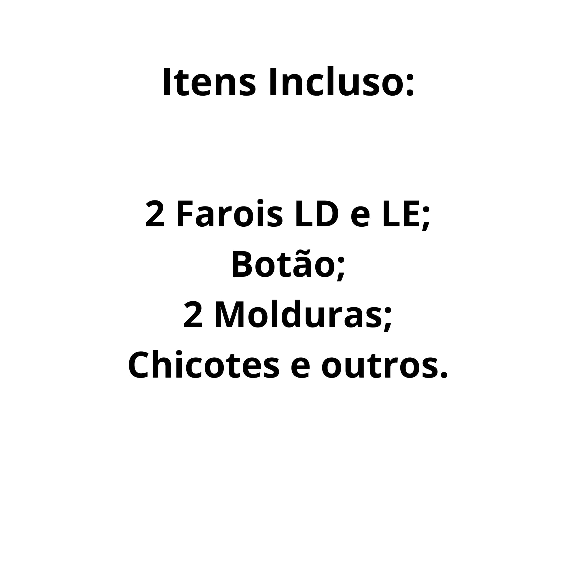 Kit Farol de Milha Fox 2010 até 2013 Moldura Cromo Botão Tic Tac 2 Pinos Suits - STS049VW