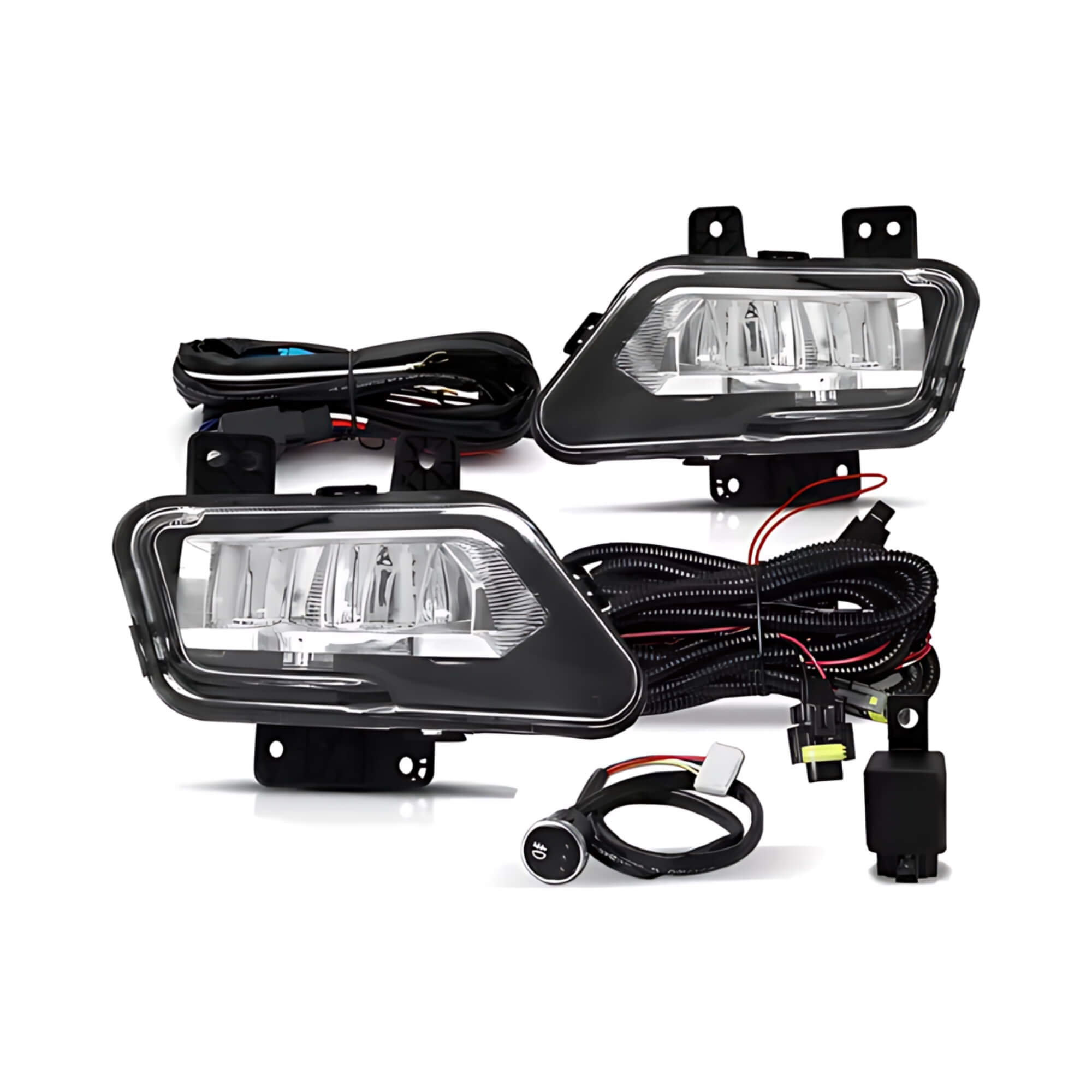 Kit Farol Milha Fastback Pulse Renegade Toro 2022/ Botão Touch Suits - STS061FT