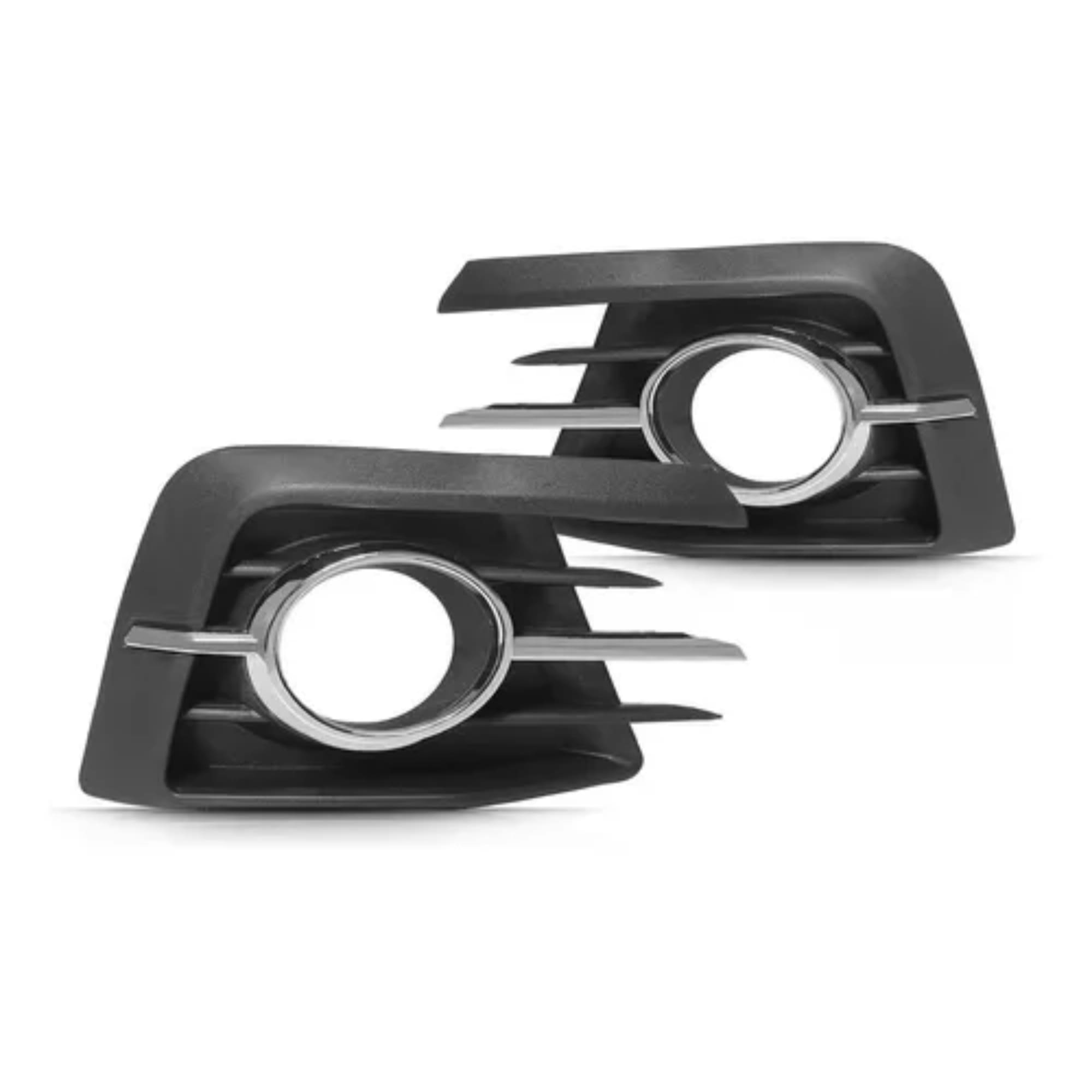 KIt Farol de Milha Moldura Cromo Botão Tic Tac 2 Pinos Gol/Voyage G7 2016 a 2018 Suits - STS064VW
