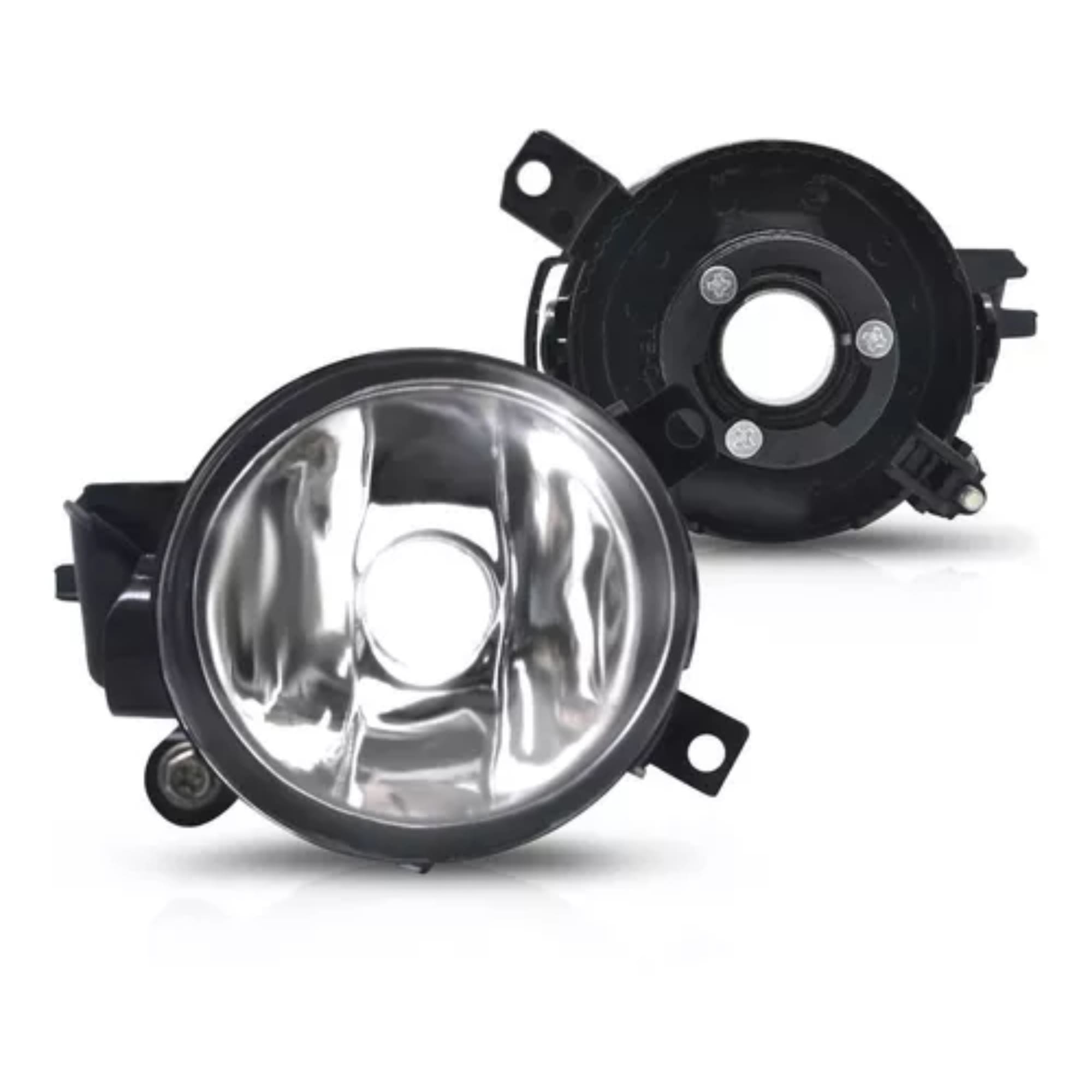 KIt Farol de Milha Moldura Cromo Botão Tic Tac 2 Pinos Gol/Voyage G7 2016 a 2018 Suits - STS064VW