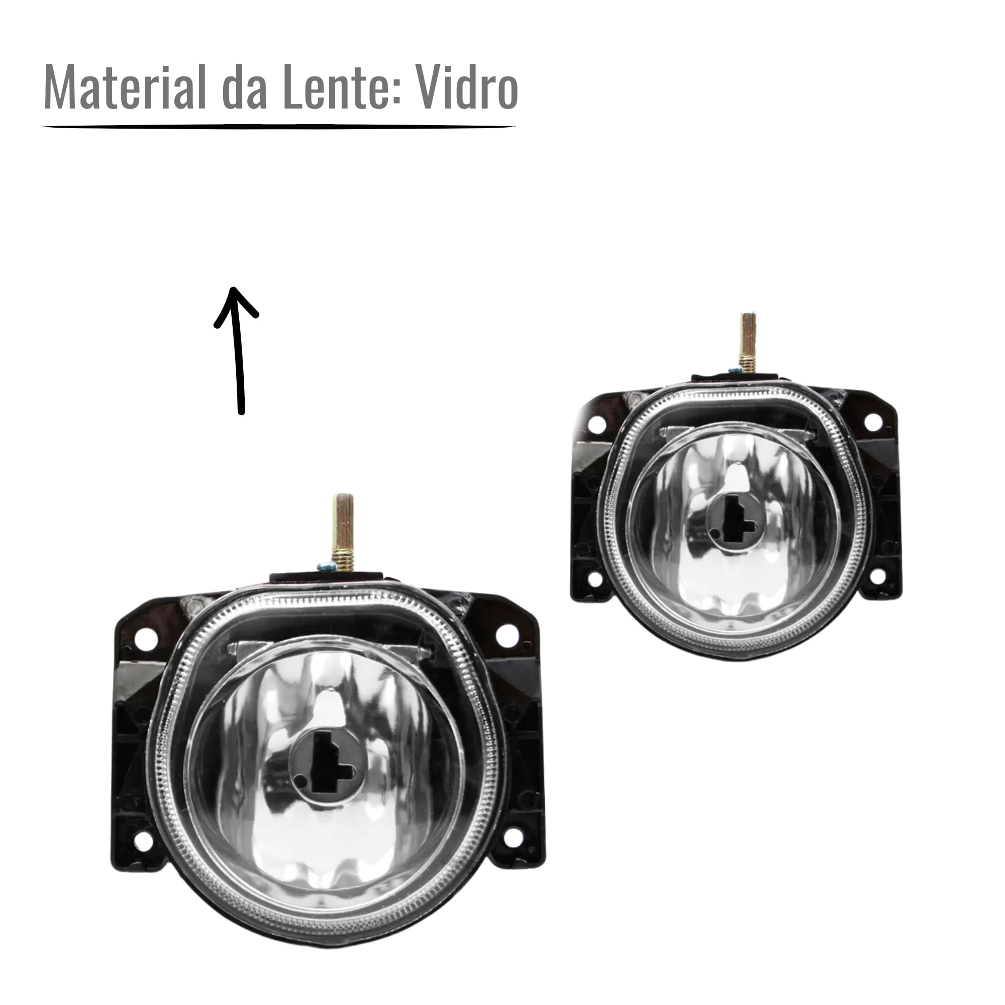Kit Farol de Milha Palio Fire Economy 10/16 Botão Original Alternativo Tic Tac 2 Pinos Suits - STS128FT