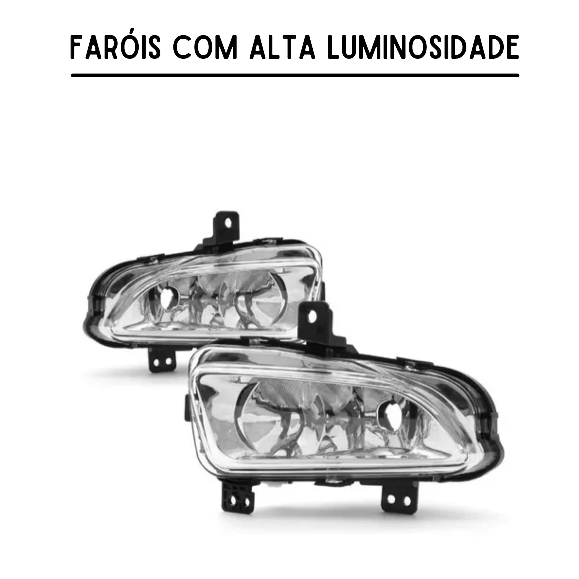 Kit Farol de Milha Strada 2020 a 2022 Lente Acrílico Endurance Botão Original Suits - STS132FT
