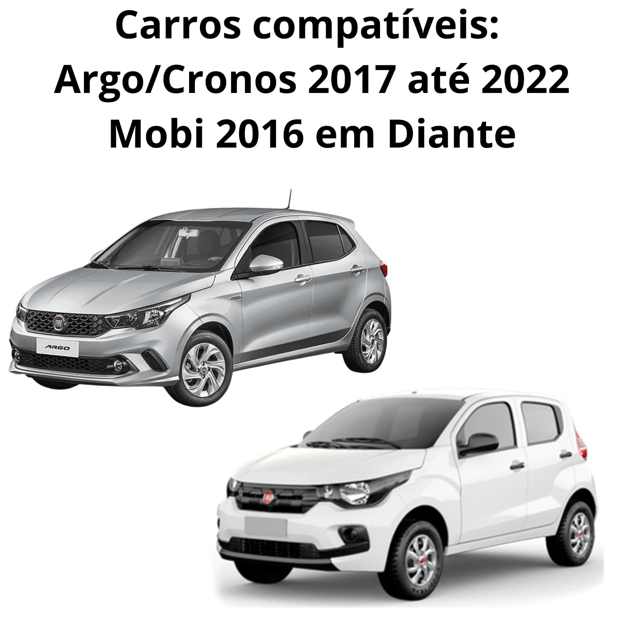 Kit Farol de Milha Argo/Cronos 2017 a 2022 Mobi 2016+ Botão Alternativo Colante Suits - STS134FT