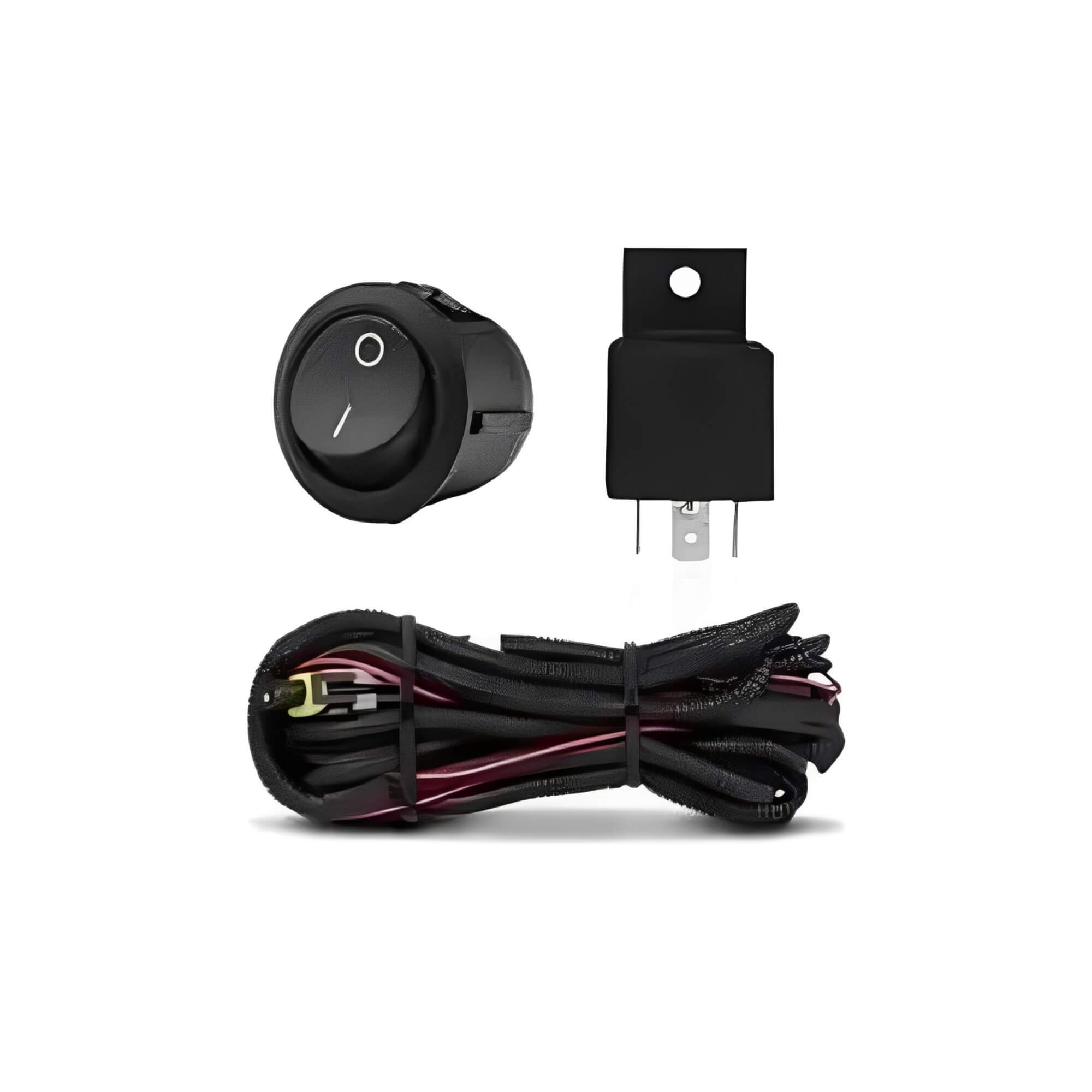 Kit Farol de Milha Uno/Strada Working 2011 a 2014 Suporte Botão Tic Tac 2 Pinos Suits - STS144FT