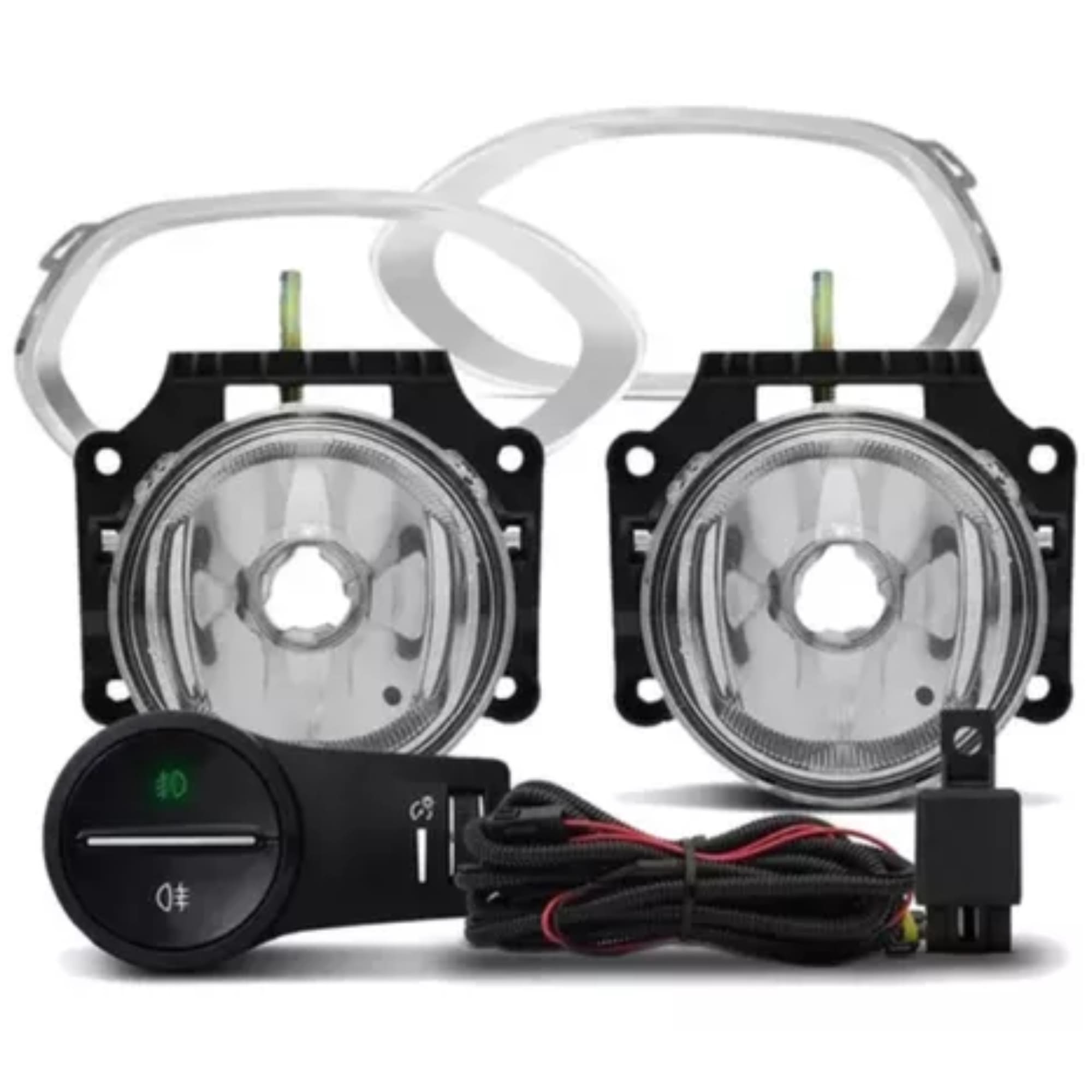Kit Farol de Milha Toro 2016 + Lente de Vidro Sem Moldura Modelo Original Suits -  STS150FT