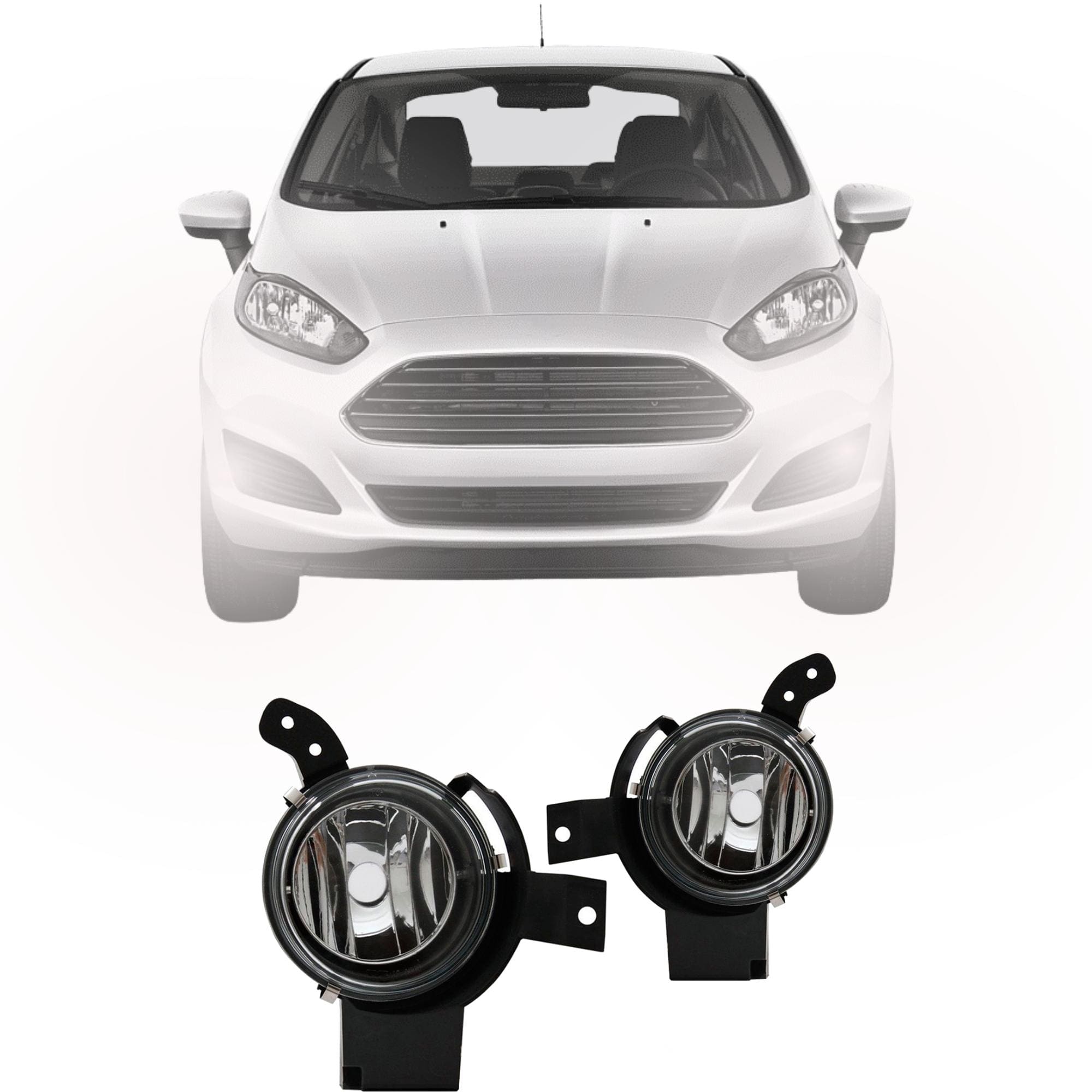 Kit Farol de Milha New Fiesta 2013 a 2016 Botão Modelo Alternativo TicTac sem Led Suits - STS440FD