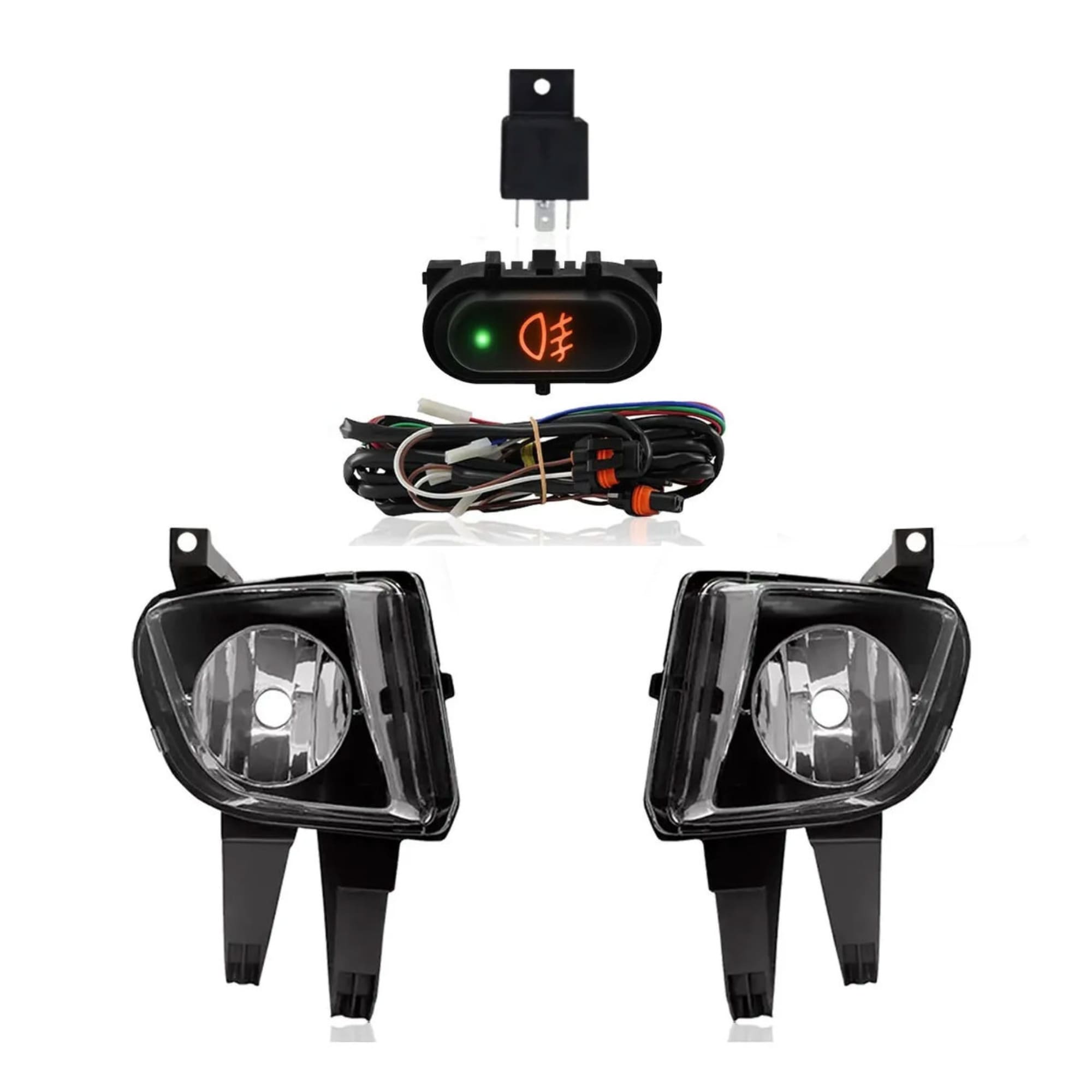 Kit Farol de Milha para Celta e Prisma 2007 a 2011 Botão Modelo Original Suits - STS710CV