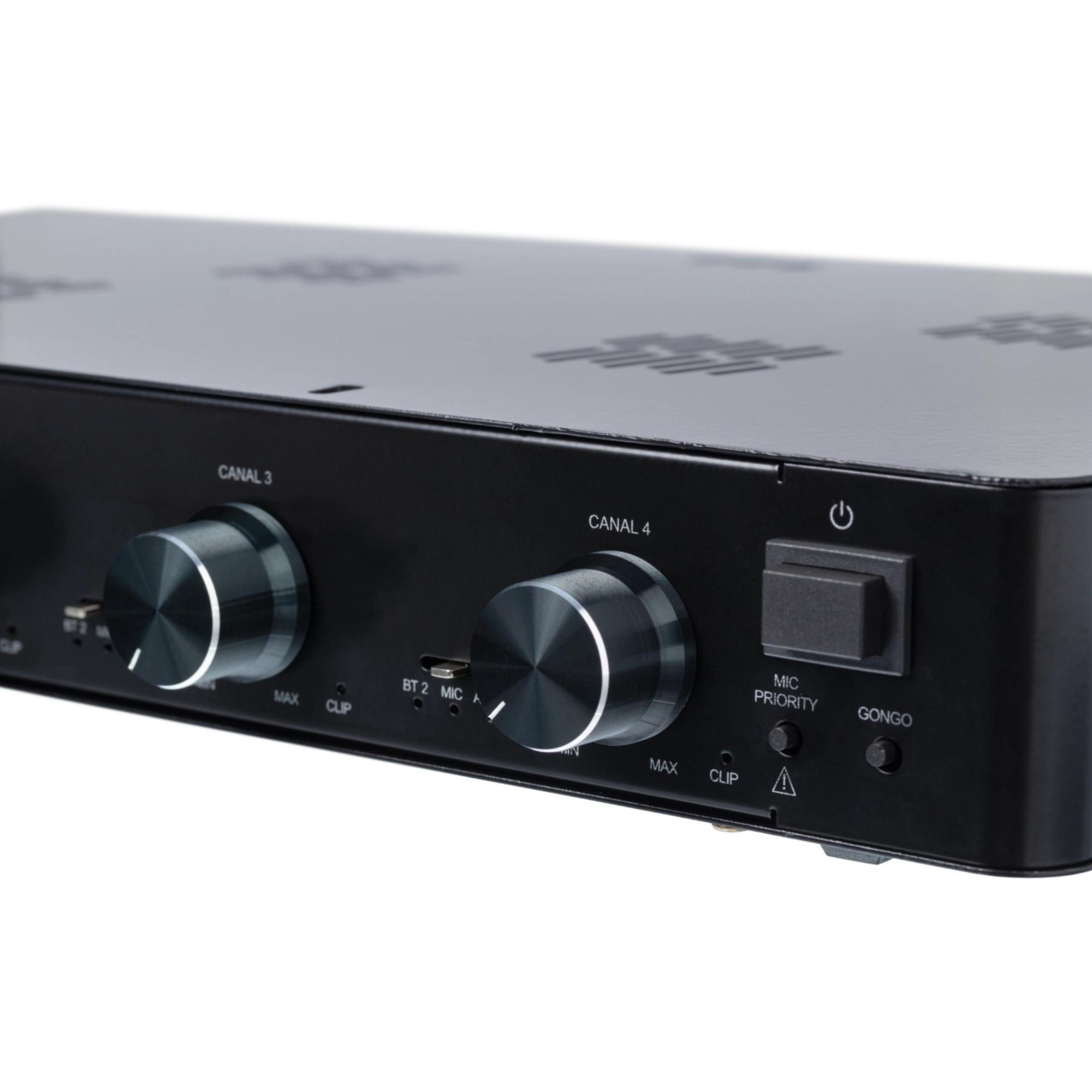 Amplificador Frahm Slim 4700 HDMI 4 Canais de 120W RMS, 4 Ohms Classe D, Bivolt Automático -  32169