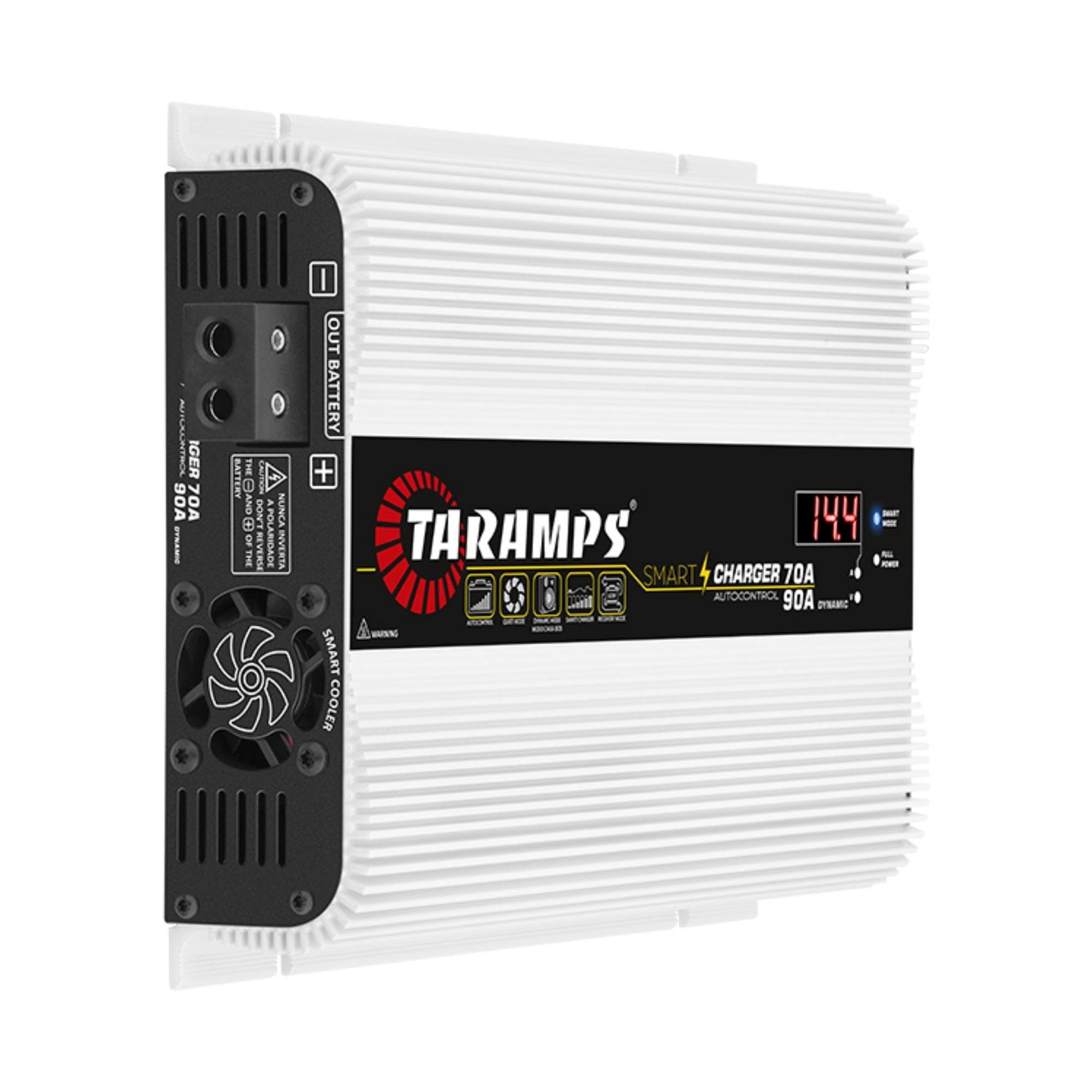 Fonte Automotiva Bivolt Automático Smart Charger 70A até 90A Dinâmicos 12v Taramps - 901790