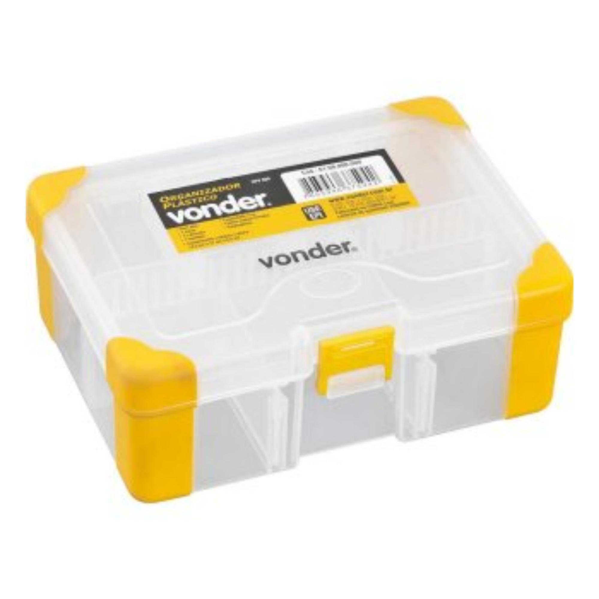Caixa Organizadora com Gavetas Plástico Vonder OPV 080 17x12,5x6,5cm - 6108080000