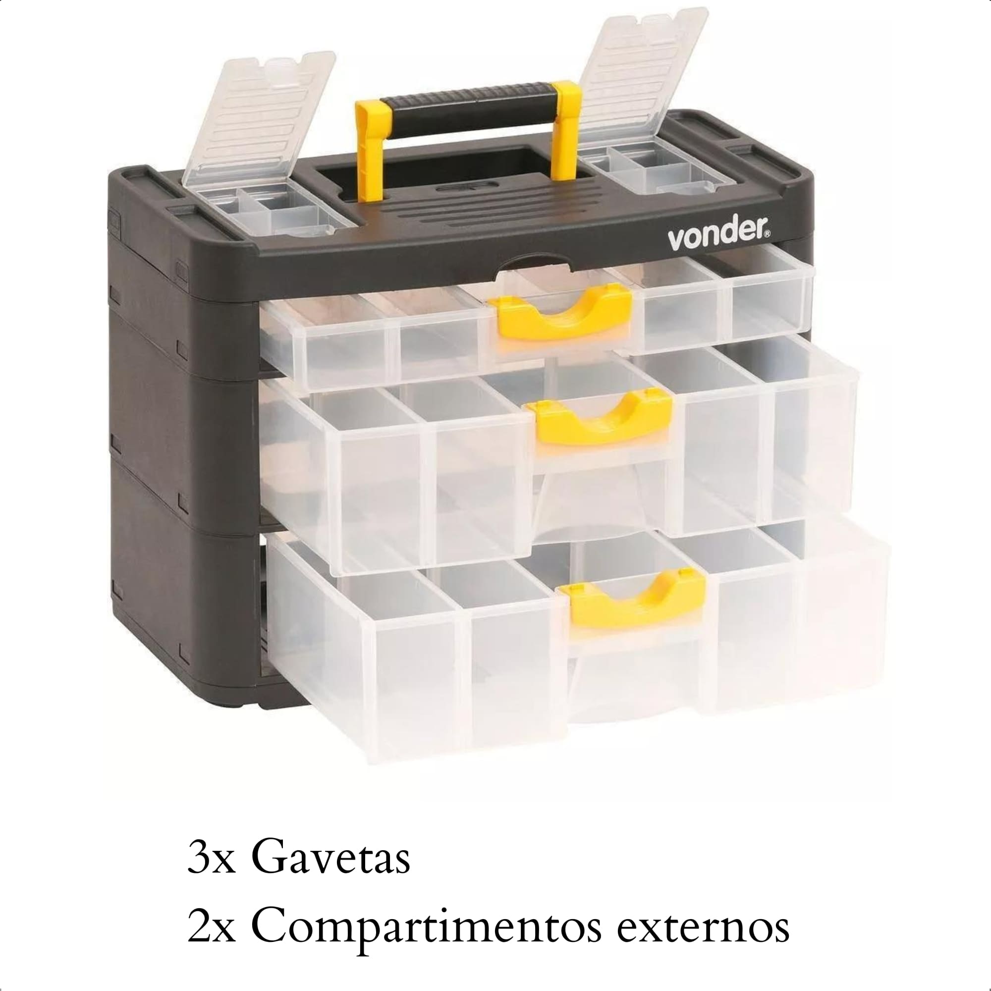 Organizador Gaveta Plástico para Prego Acessórios OPV 0400 Vonder 6108400000