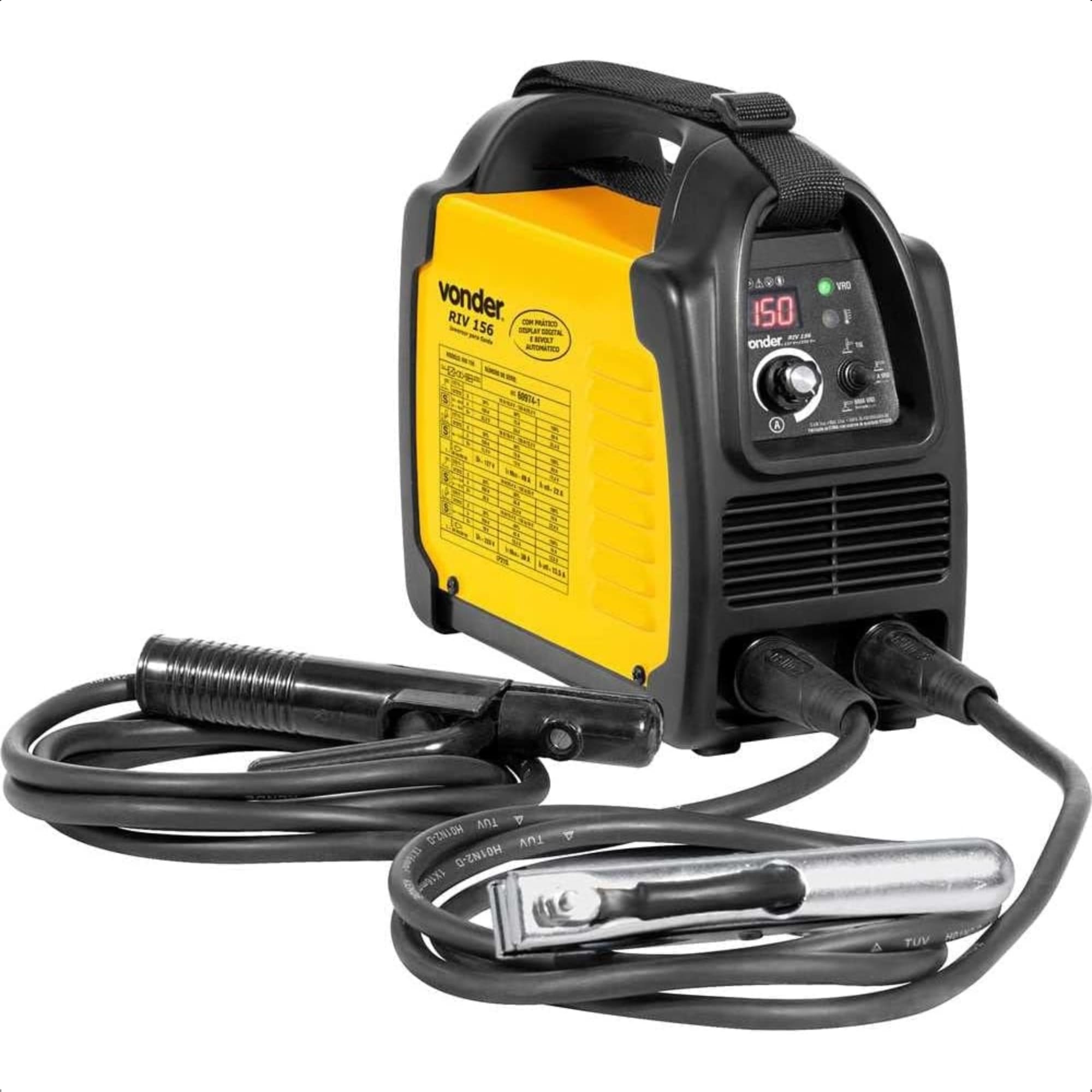 Inversor para Solda Bivolt com Eletrodo e TIG 150A RIV 156 com Display Digital Vonder - 6878156000