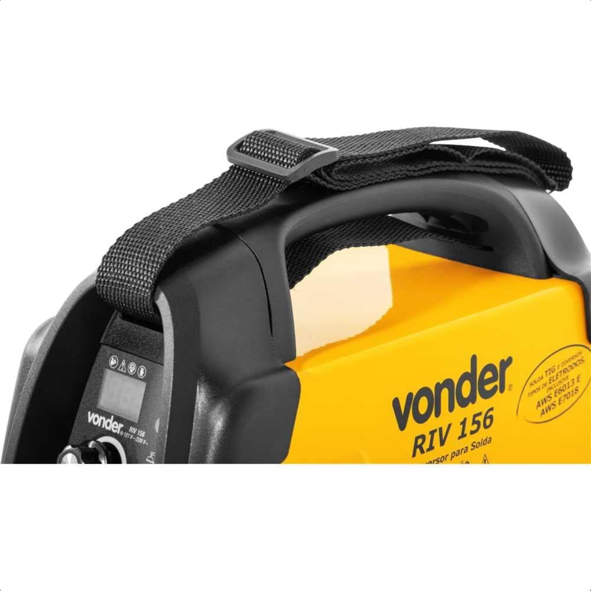 Inversor para Solda Bivolt com Eletrodo e TIG 150A RIV 156 com Display Digital Vonder - 6878156000