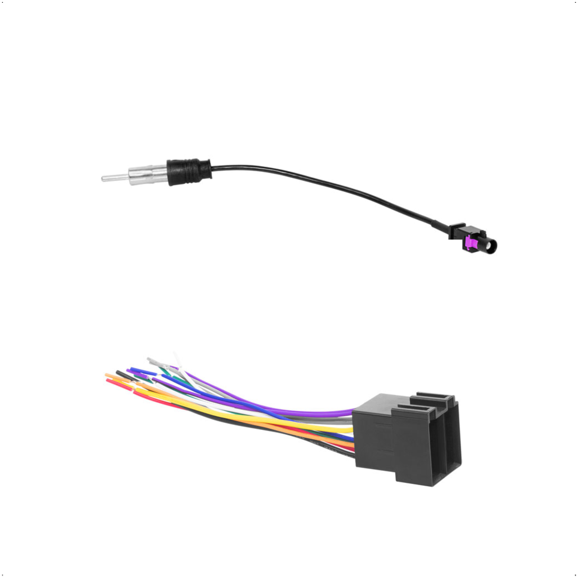 COMP Kit Chicote Pioneer 16 vias p/ não cortar a fiação original Universal - EXC 012 + EXC 015
