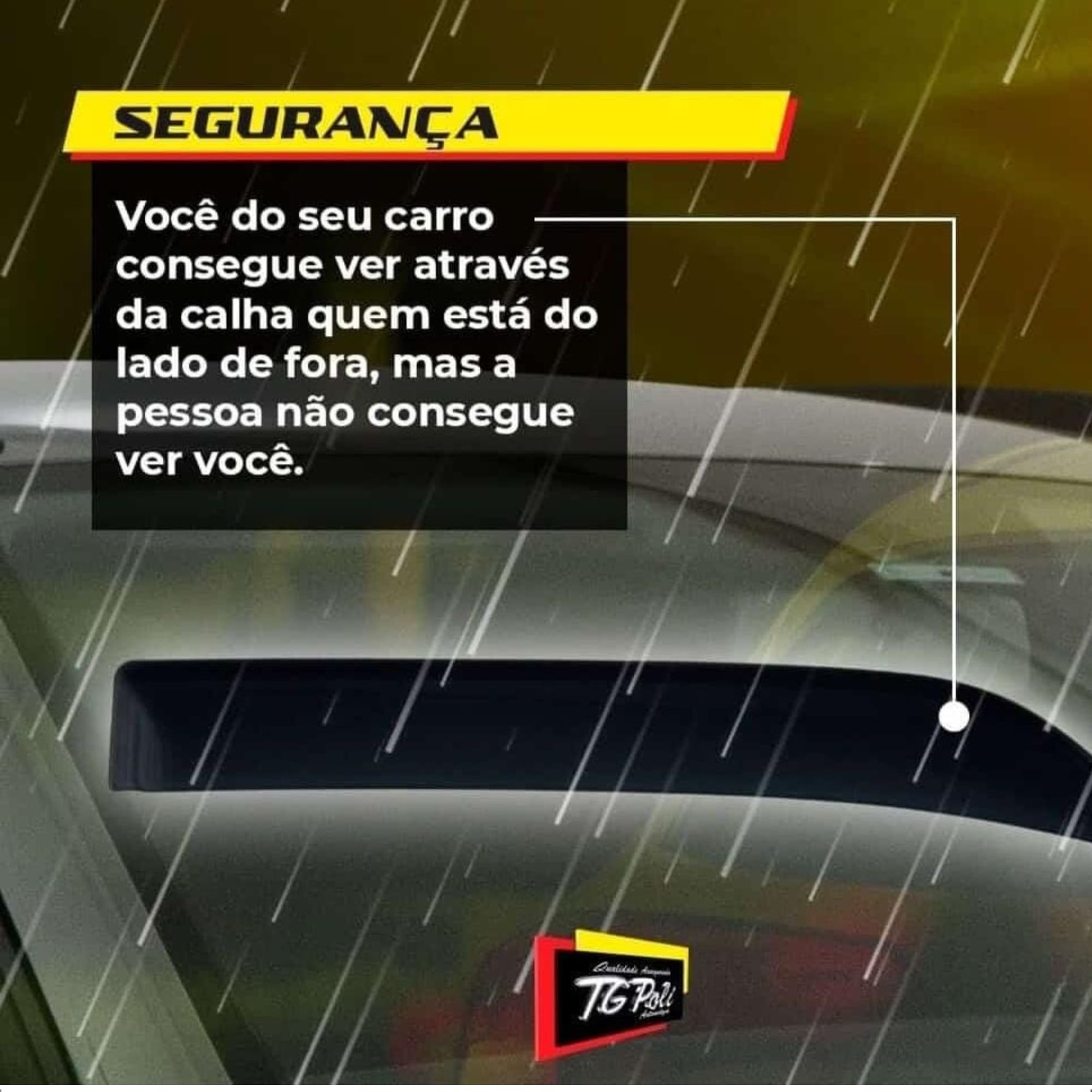 Calha de Chuva Acrílica Defletora Outlander 2014 a 2021 4 Portas Fumê - TG Poli 30.005