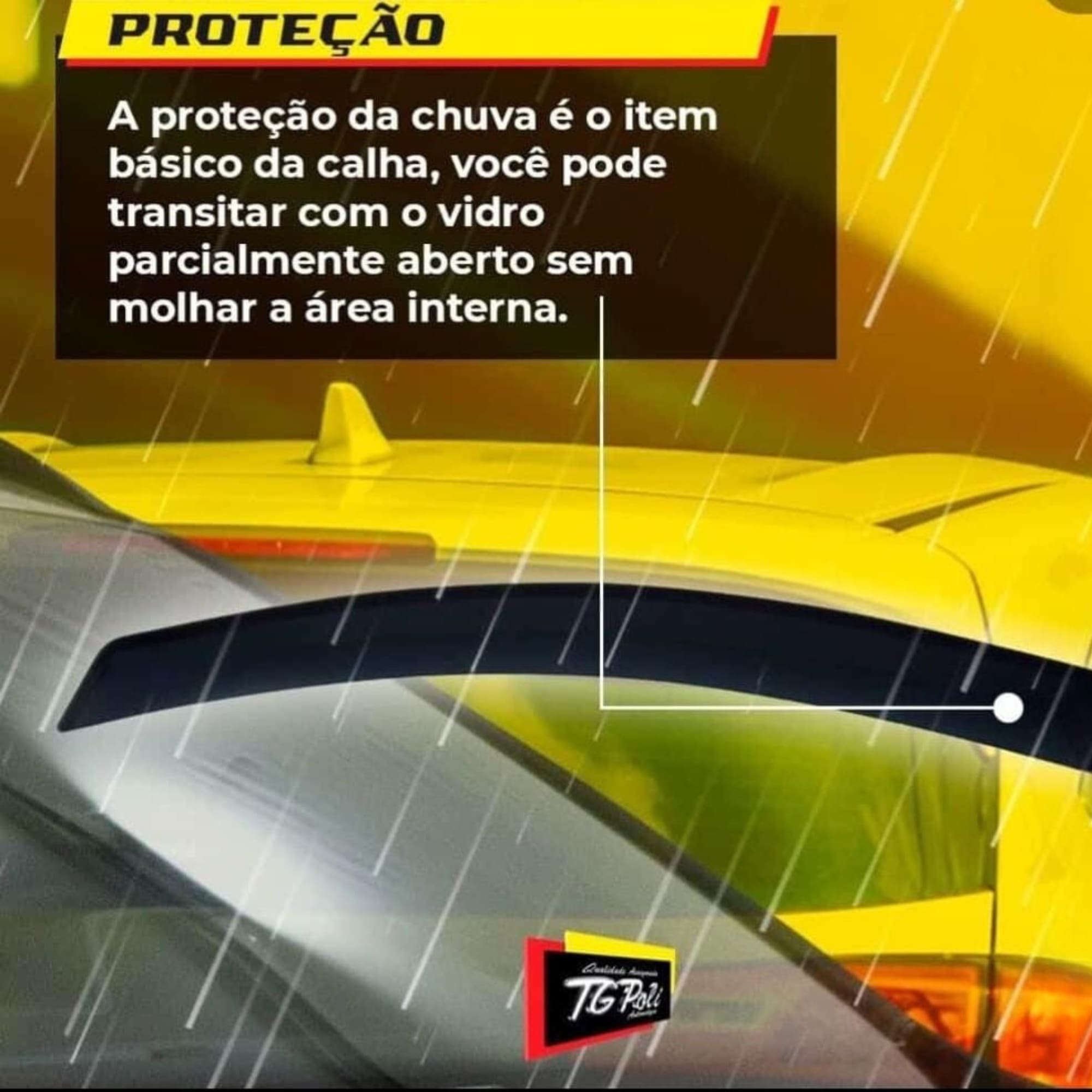 Calha de Chuva Acrílica Defletora Trailblazer 2015-2023 4 Portas - TG Poli 23033