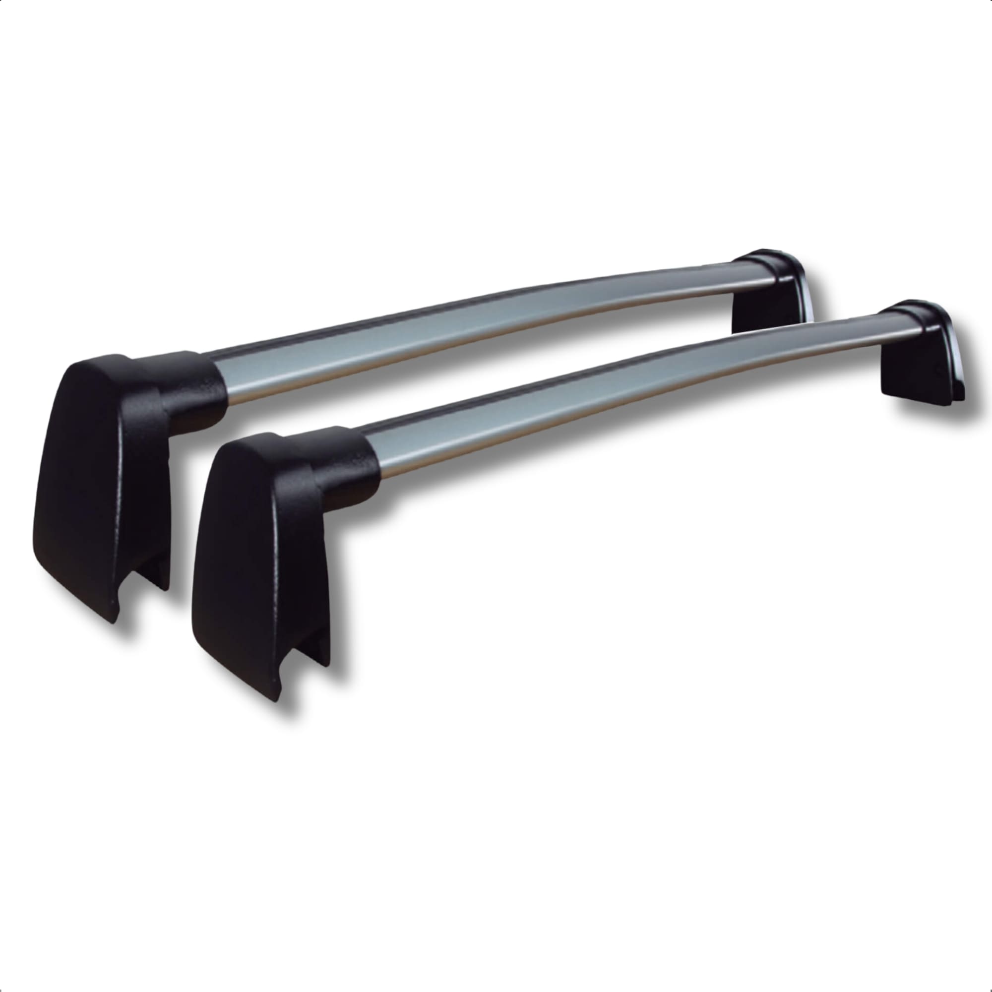 Rack Travessa Prata Creta 2022 e 2023 até 45Kg Presa na Longarina Sem Furar Projecar - HY-1040