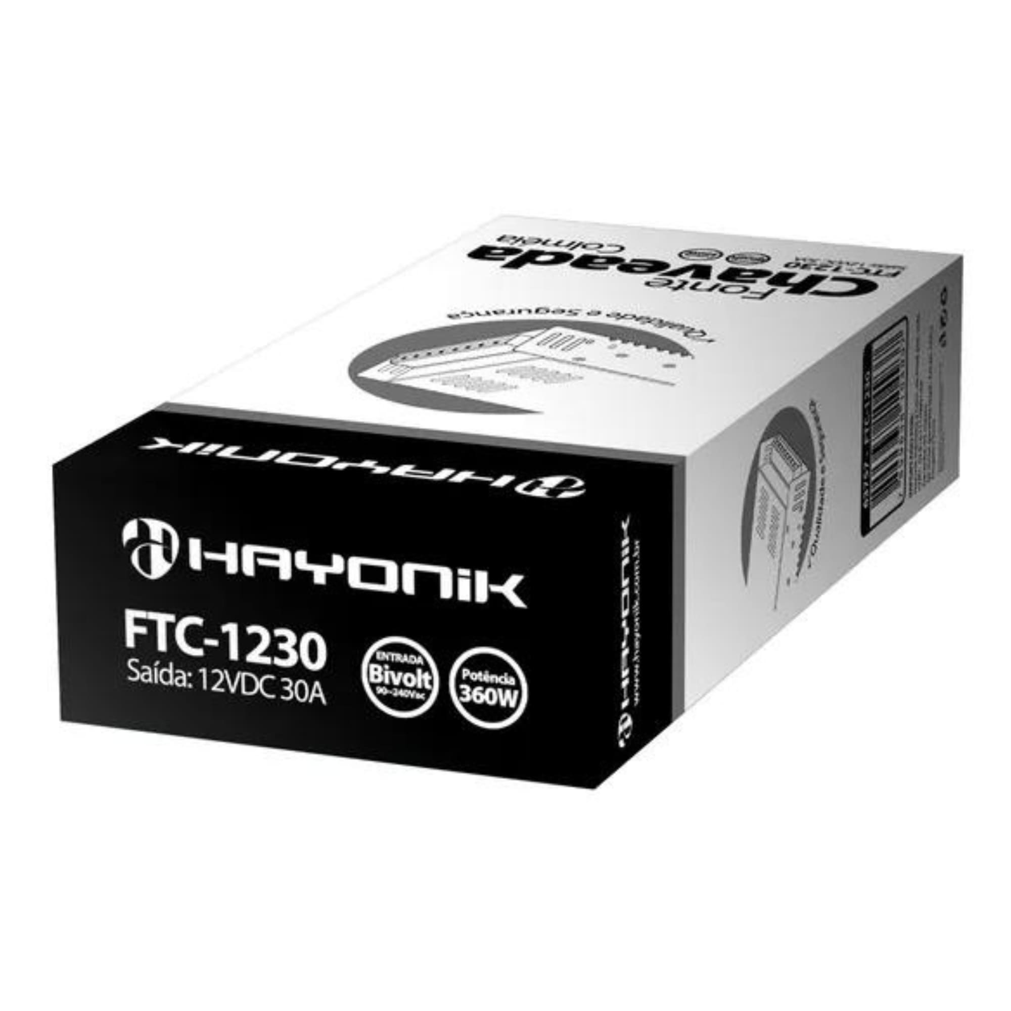 Fonte Colmeia 30A Bivolt Manual (127V/220V) Potência de 360W Hayonik - FTC1230 63757