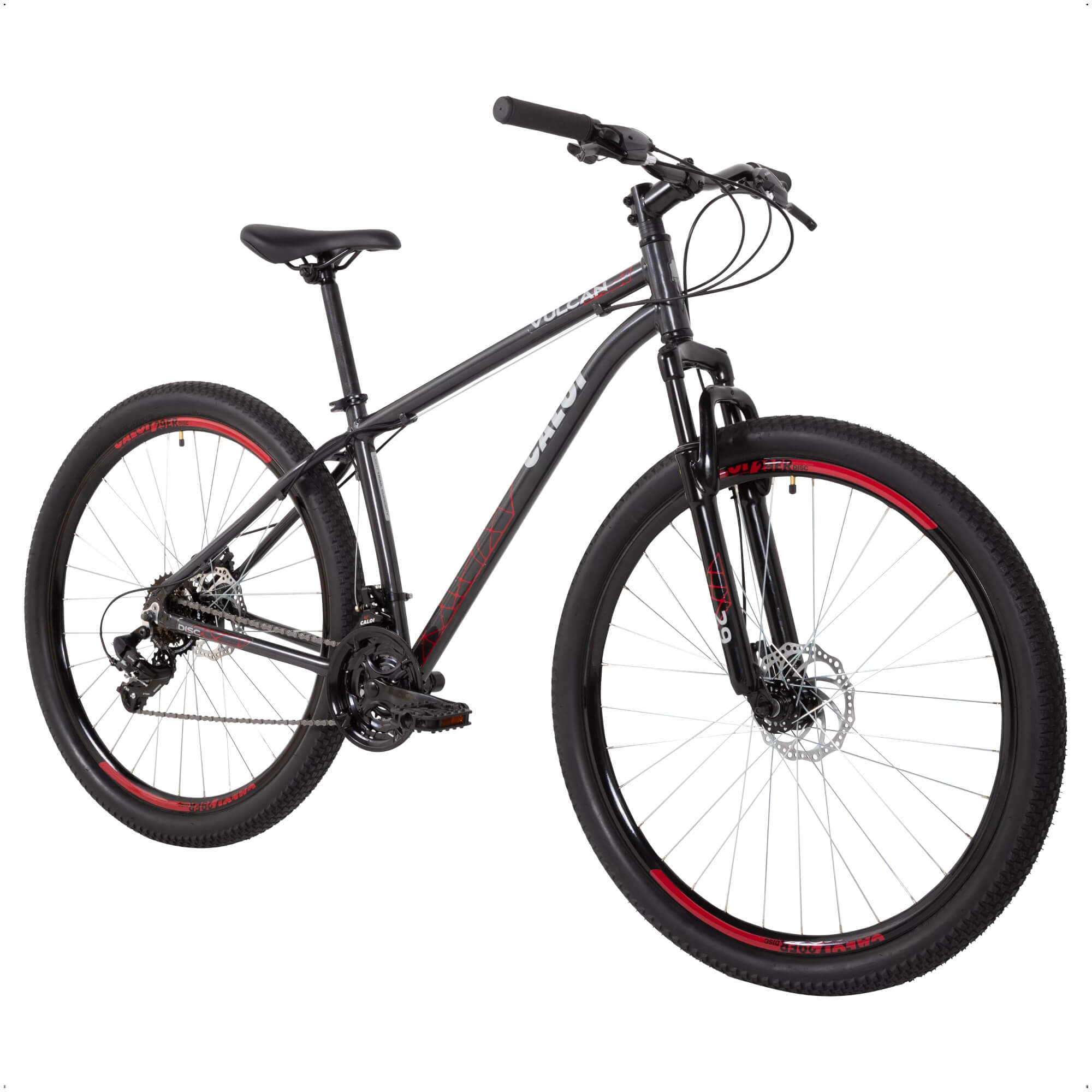 Bicicleta Caloi Vulcan Tamanho 17 Aro 29 21 Velocidades Cinza Ano 2023 004515.19005