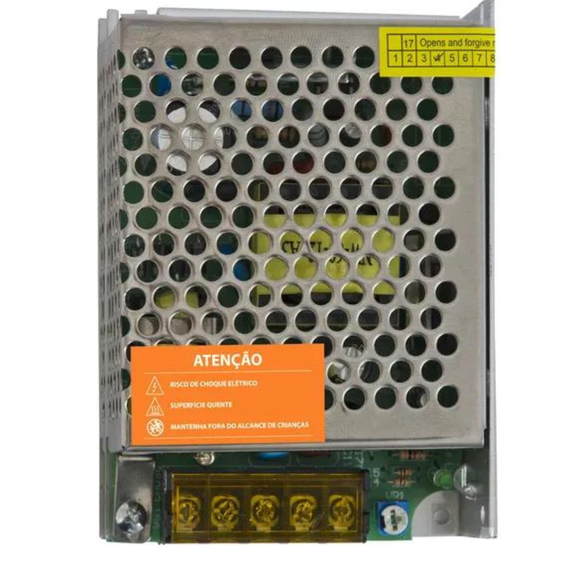 Fonte Chaveada Colmeia 12VDC 10A 120W Bivolt Automática Hayonik - FTC1210 63161