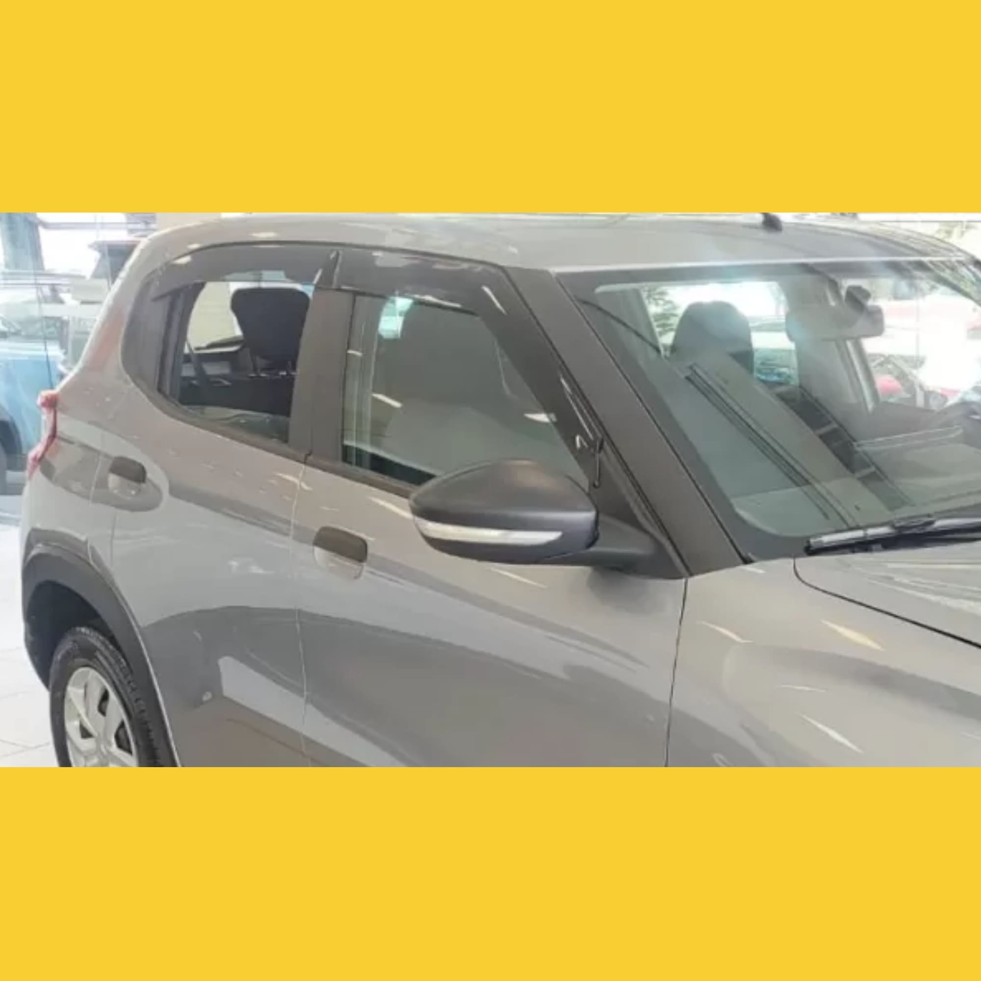 Calha Defletora Automotiva Inteiriça/Slim Citroen C3 4 Portas 2023 Cor Fumê TG Poli - 26.005