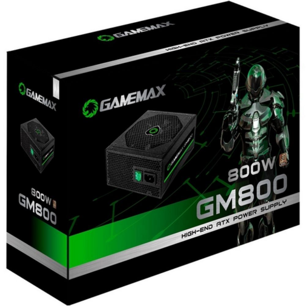Fonte ATX Gamer 800W 80 Plus Bronze Gamemax GM800