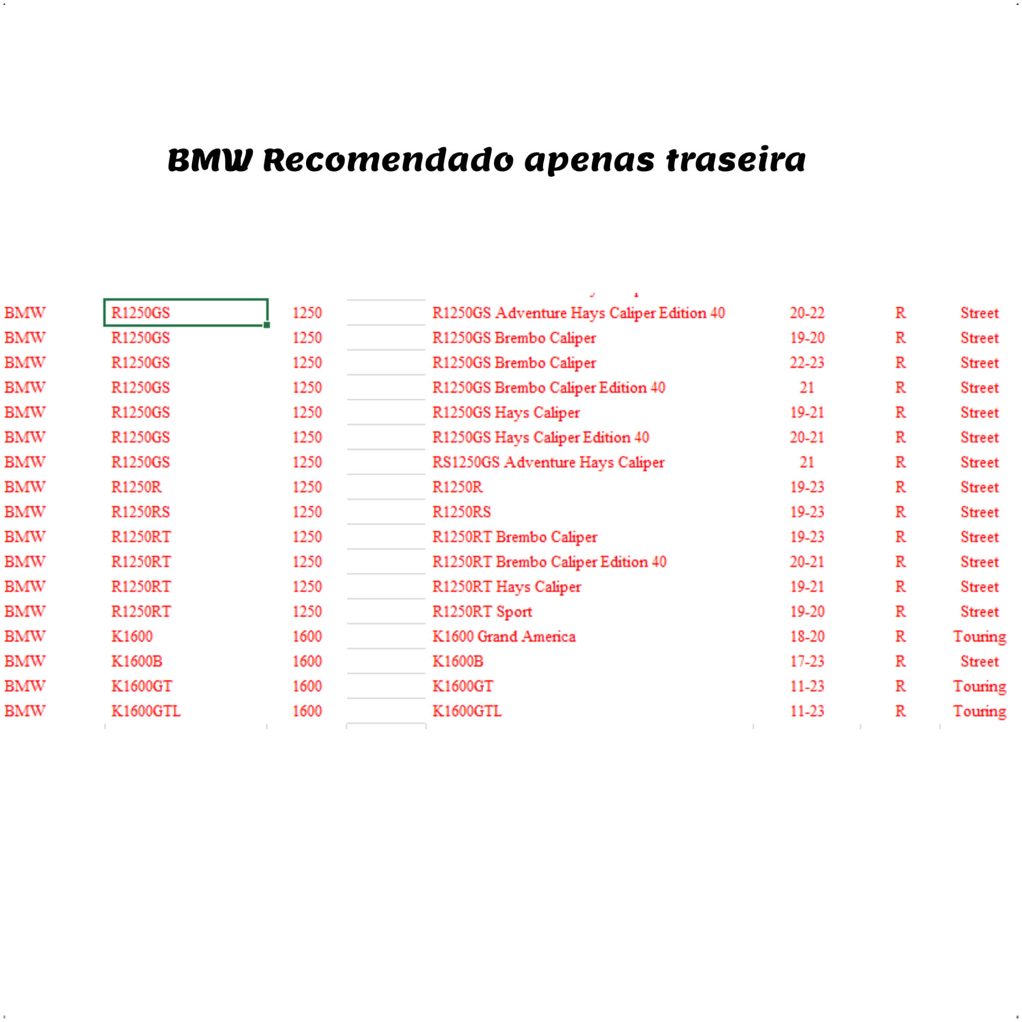 Pastilha De Freio Dianteira CB500 CB500S XT660R Potenza GT Metalica WD958