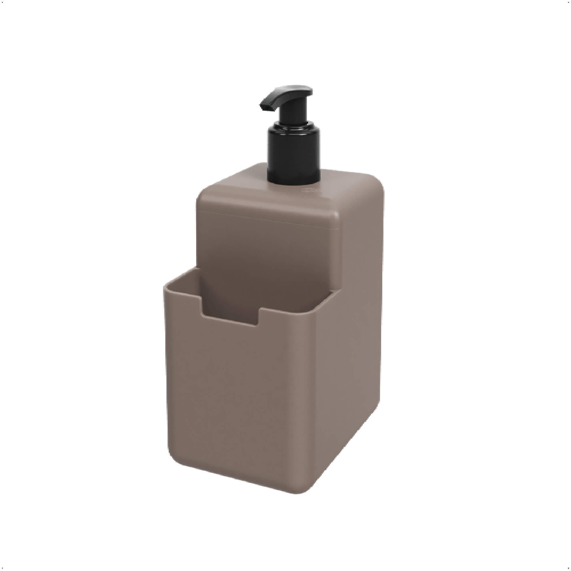 Kit Organize Sua Pia Single Coza 4 Peças Cinza Brinox - 99311/1126