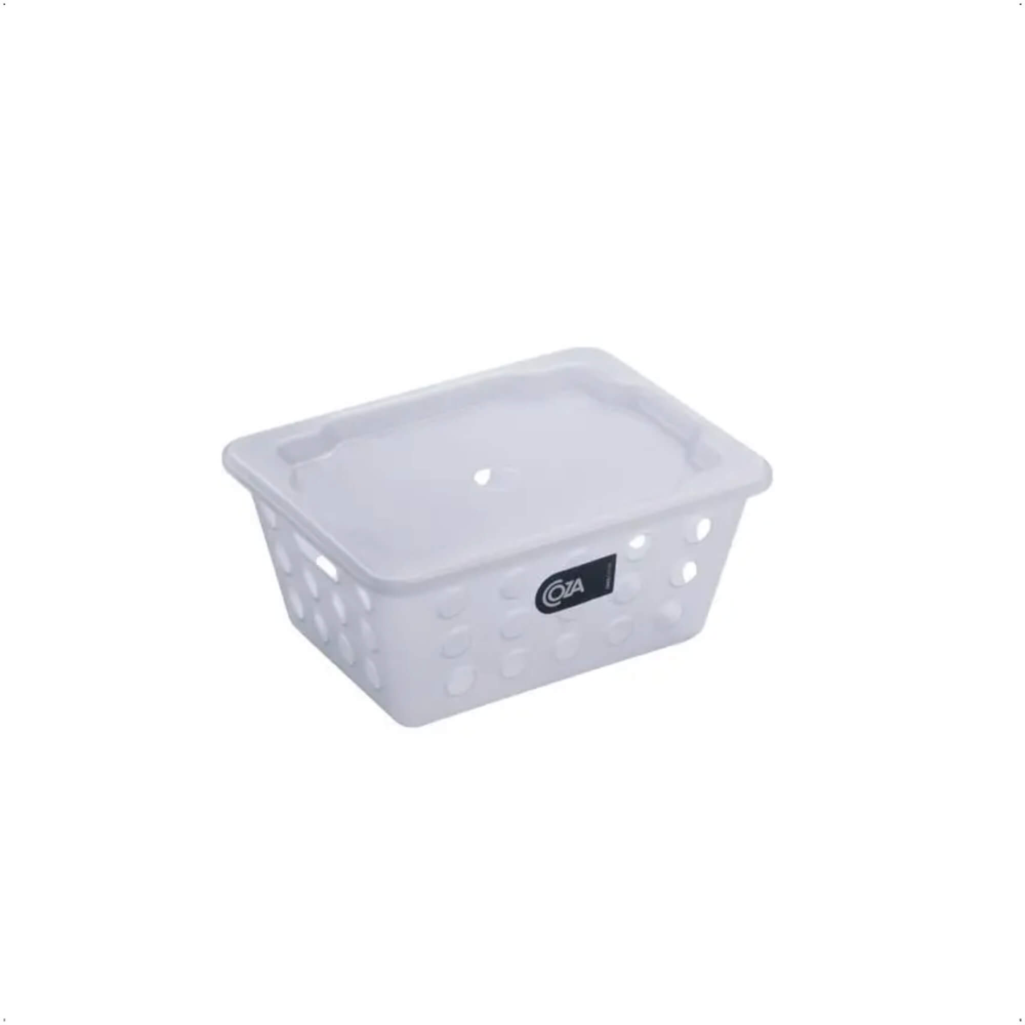 Kit Cesta Organizadora Coza c/ Tampa One Natural com 3 Peças Brinox - 99360/2001