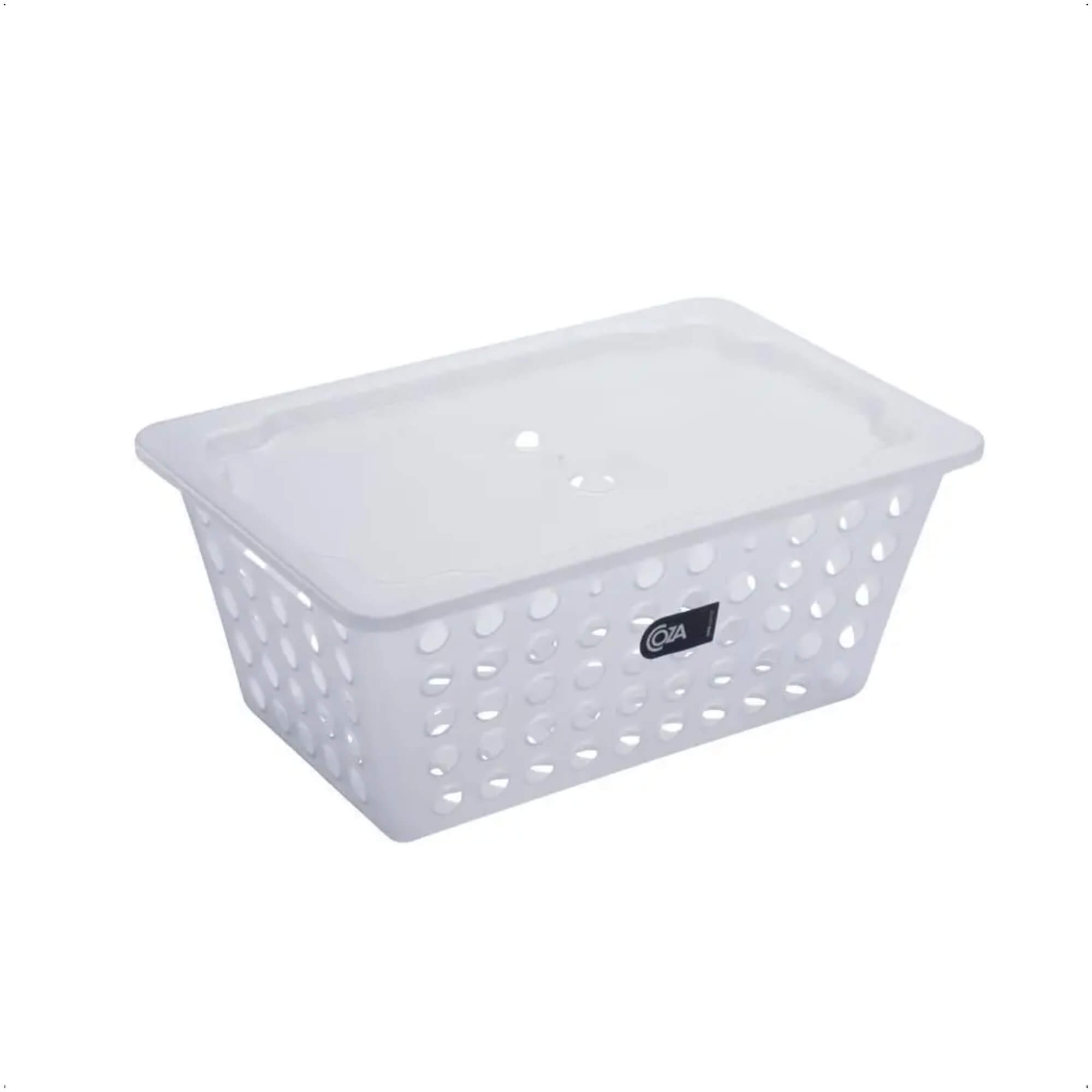 Kit Cesta Organizadora Coza c/ Tampa One Natural com 3 Peças Brinox - 99360/2001