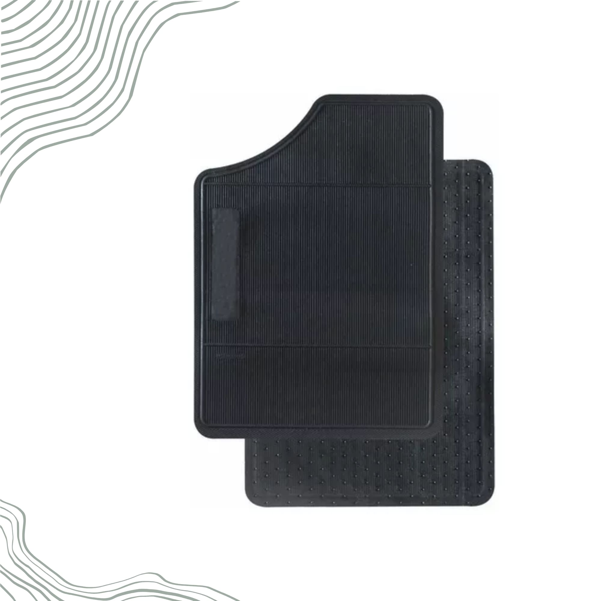 Tapete Universal Serie DN 02 (KIT 4 PEÇAS) Preto Tapete Traseiros ,Tapetes Dianteiro