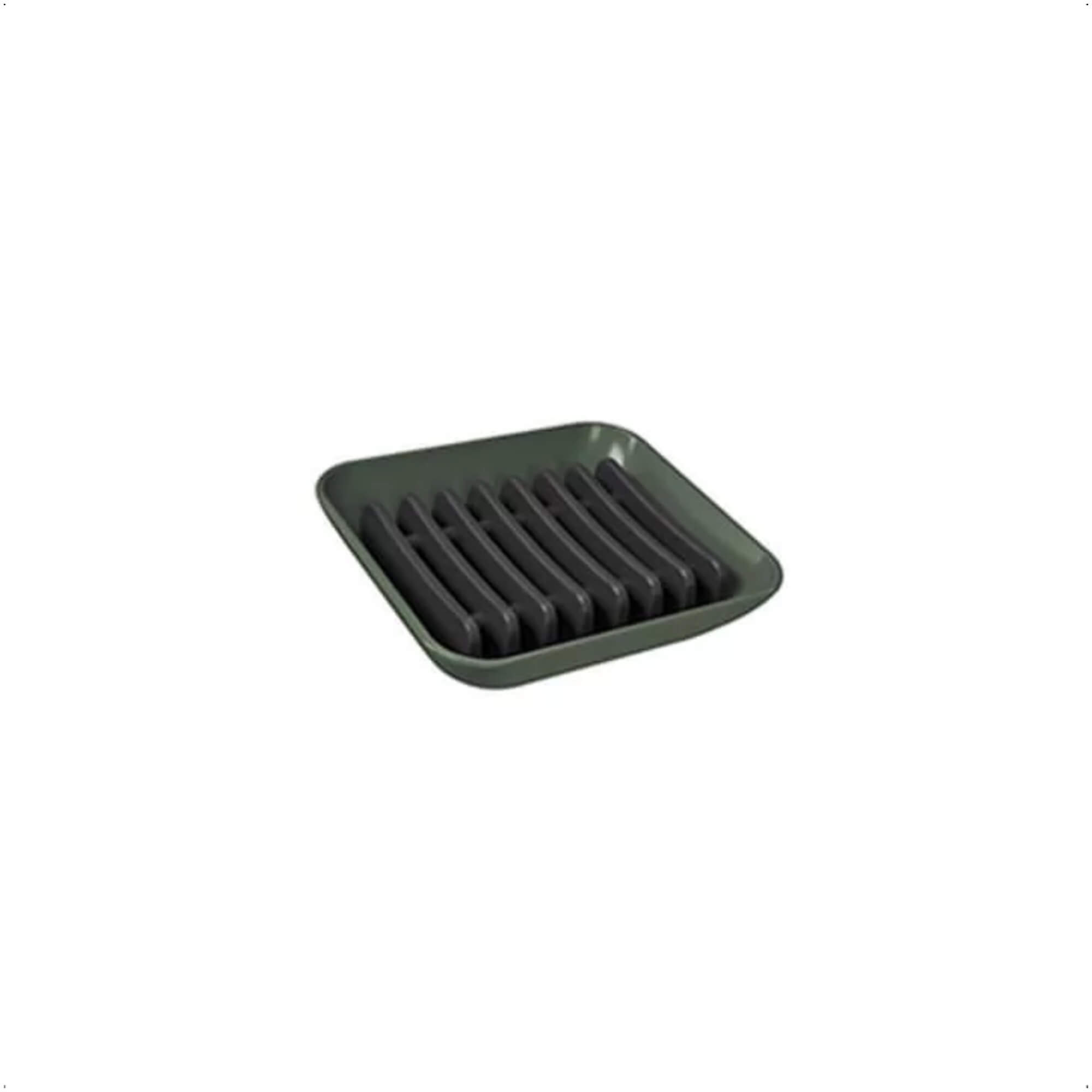 Kit de Banheiro com Lixeira e Escova Sanitária 7 Peças Flora Verde Amazônia Brinox - 99400/2530