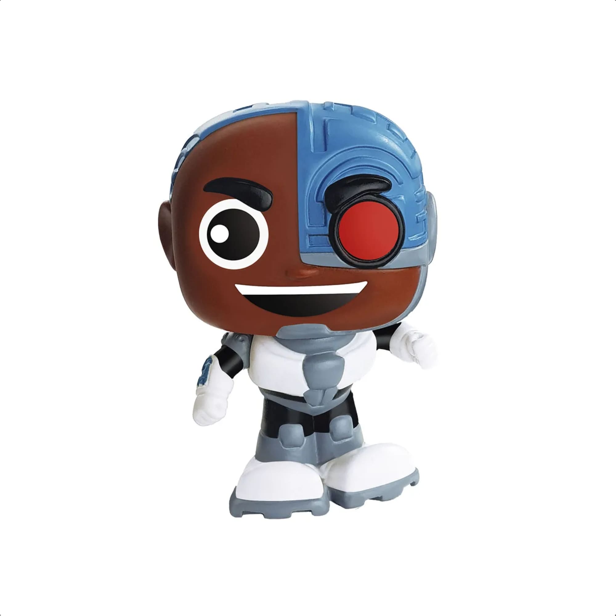 Fandom Box Cyborg Jovens Titãs Boneco Colecionável 11 cm Material Vinil Atóxico Líder 3238