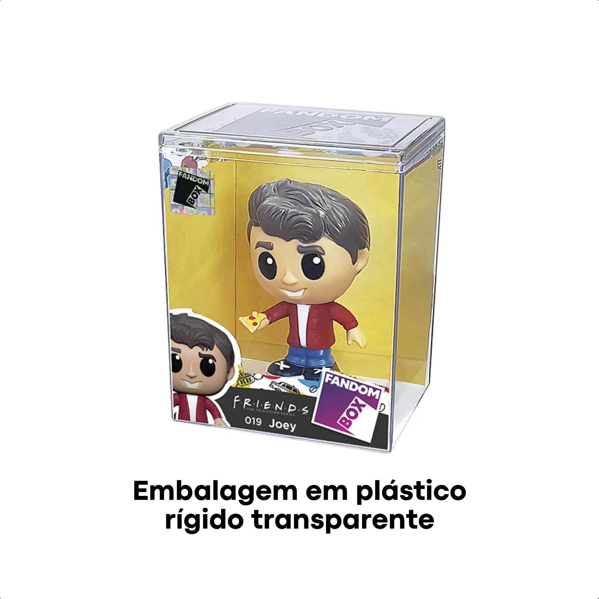 Fandom Box Joey Friends Boneco Colecionável 11 cm Material Vinil Atóxico - Líder Brinquedos 3264