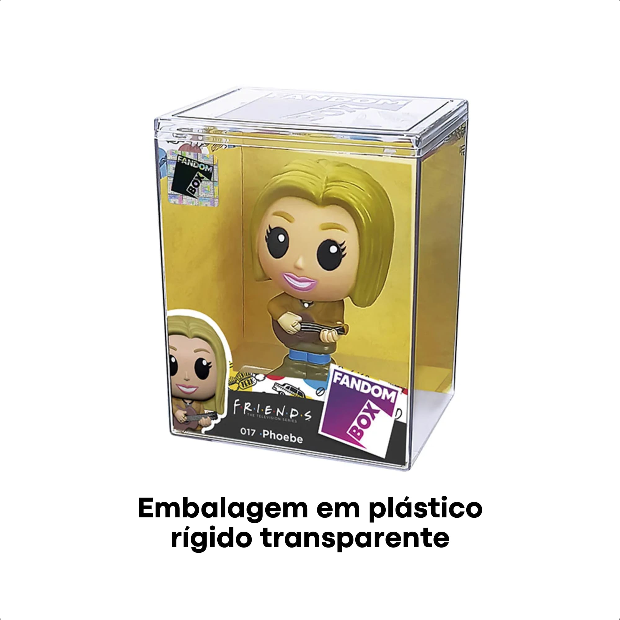 Fandom Box Phoebe Friends Boneca Colecionável Material Vinil Atóxico - Líder Brinquedos 3262