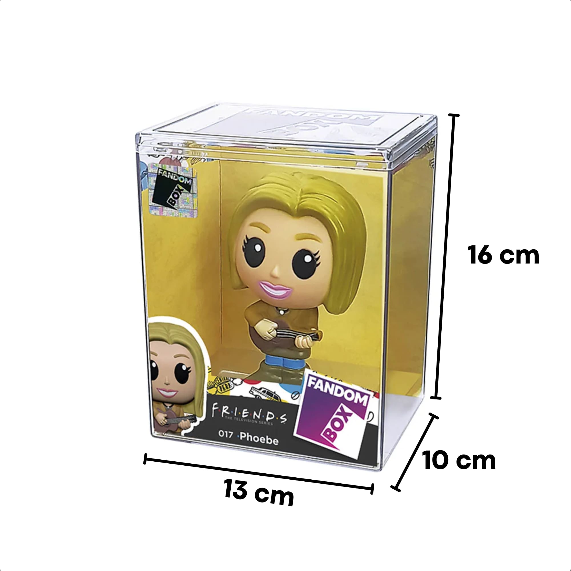 Fandom Box Phoebe Friends Boneca Colecionável Material Vinil Atóxico - Líder Brinquedos 3262