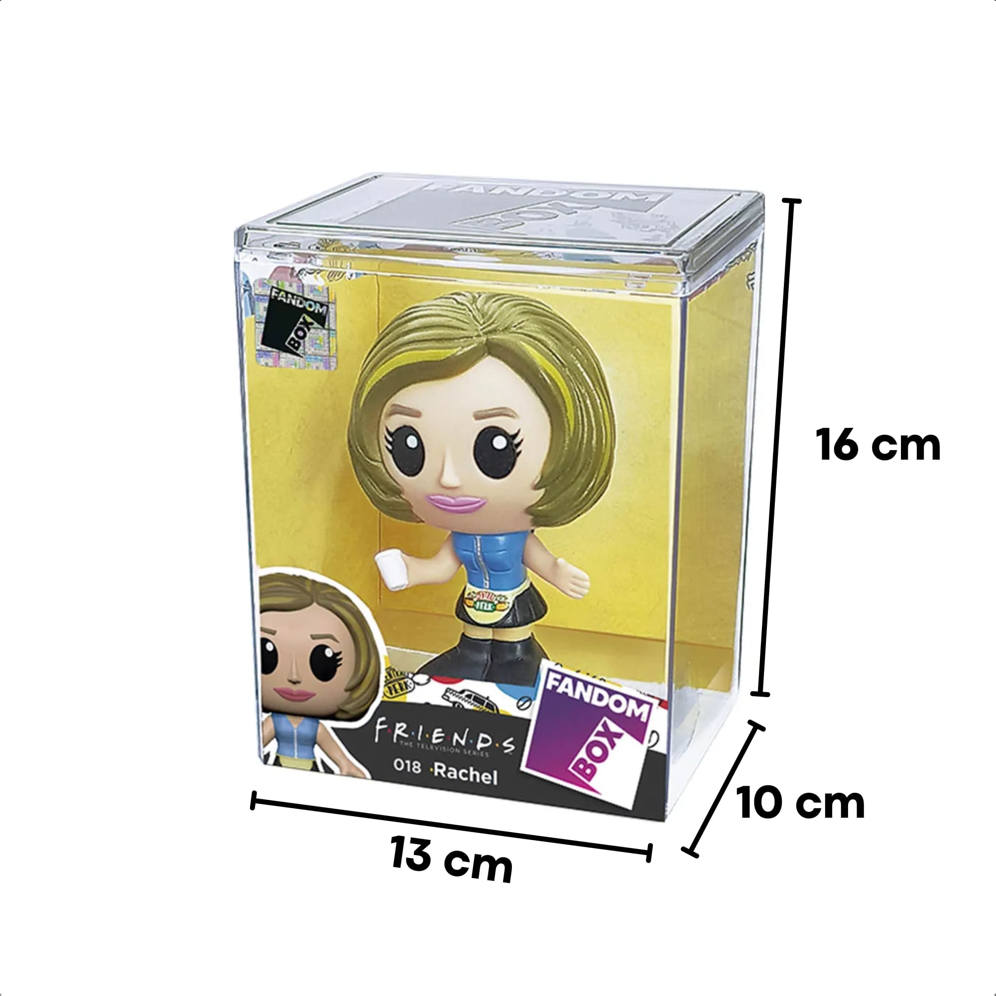 Fandom Box Rachel Friends Boneca Colecionável 11,5 cm Material Vinil Atóxico - Líder 3263