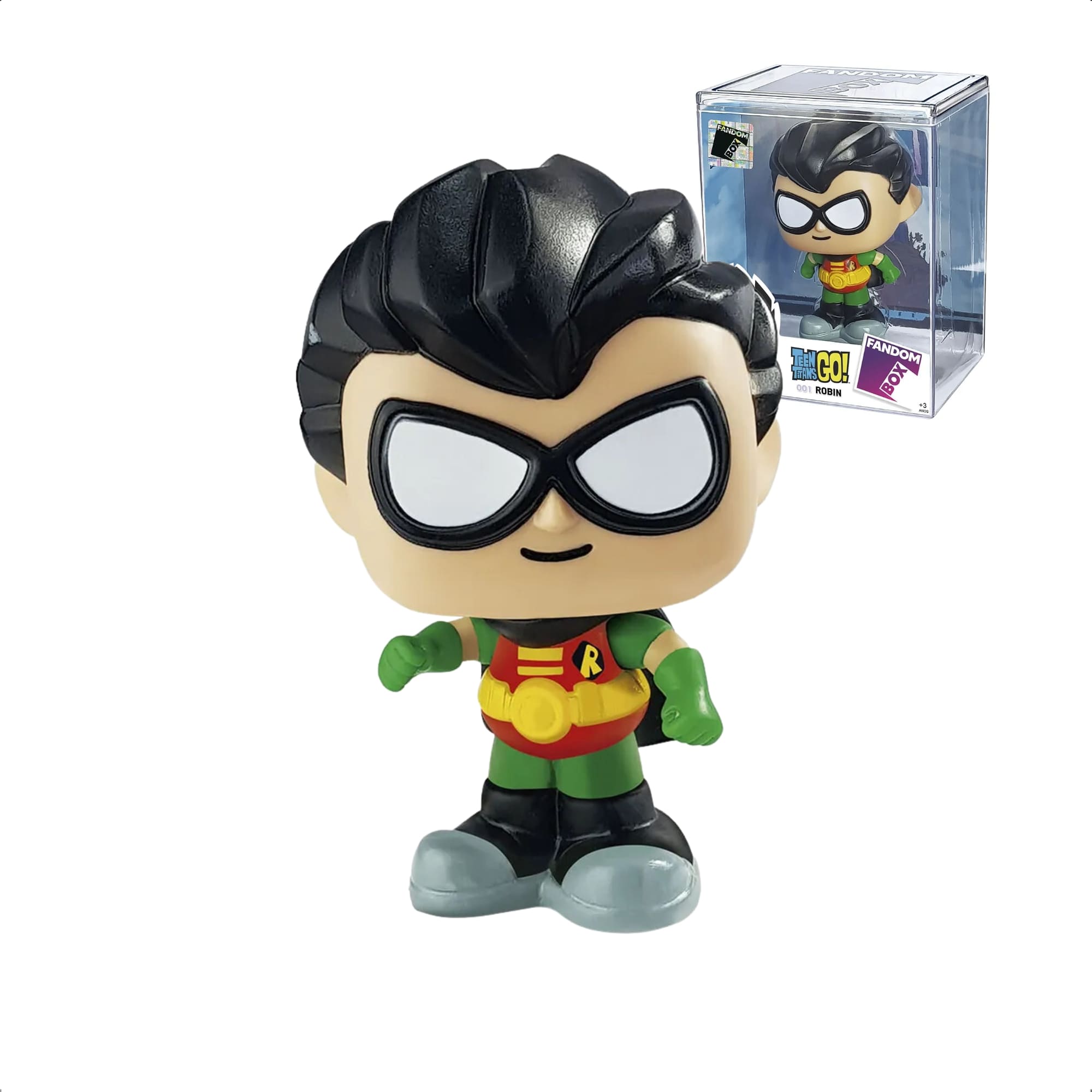 Fandom Box Robin Jovens Titãs Boneco Colecionável 11,5 cm Material Vinil Atóxico - Líder 3235
