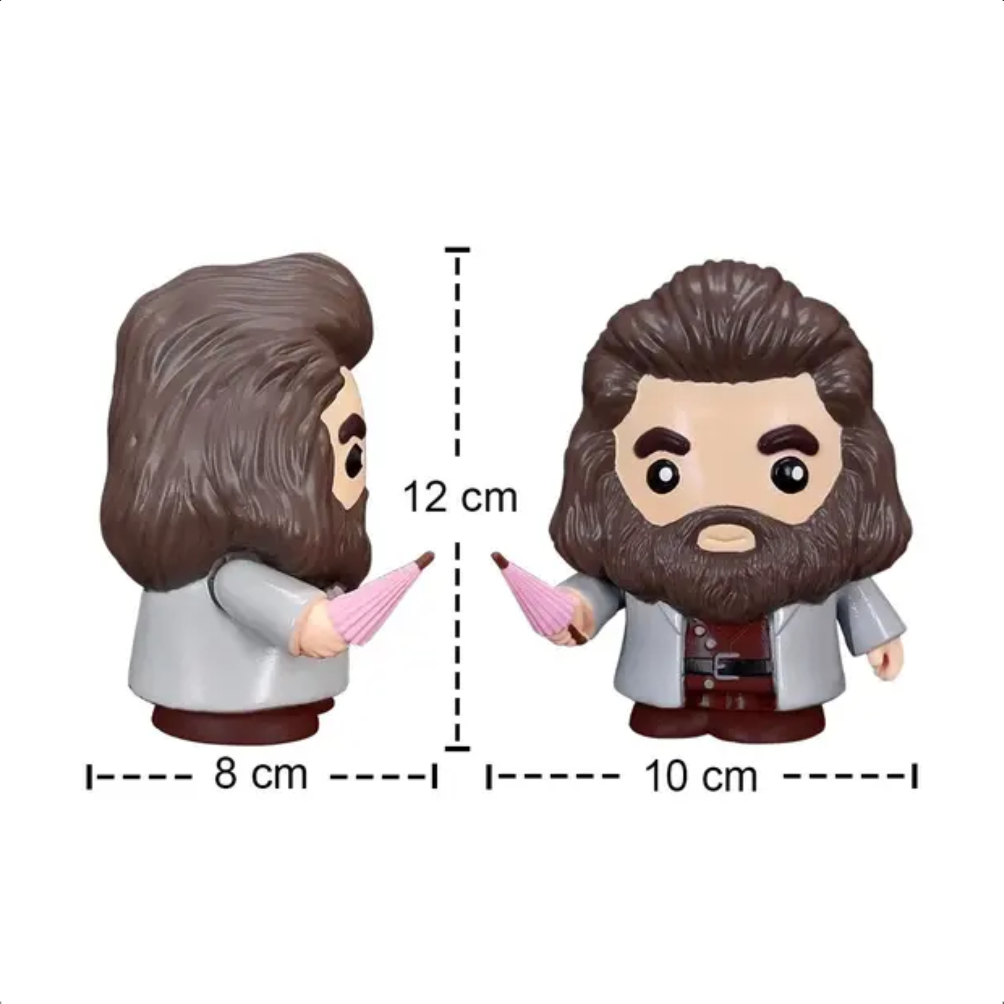 Fandom Box Rubeo Hagrid Boneco Colecionável 12 cm Material Vinil Atóxico Harry Potter Líder 3260