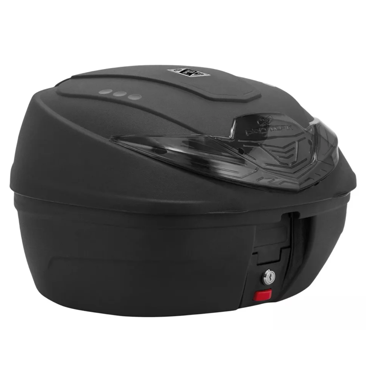 Caixa Plástica p/ Transporte Moto 35 Litros SmartBox 4 Univ. Preto Lente Fumê Pro Tork - BP-12FM