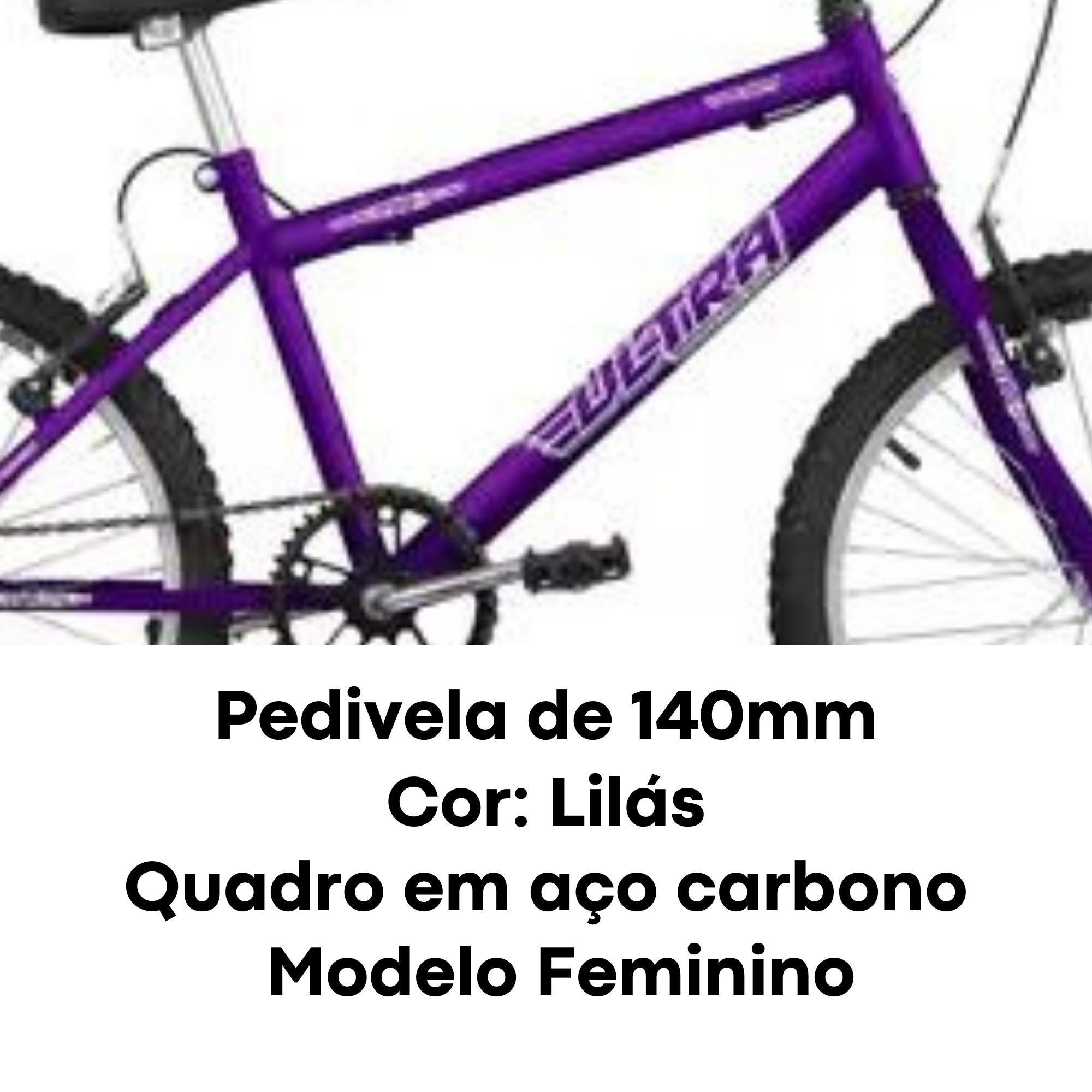 Bicicleta Ultrabikes Feminina Aro 20 Quadro Aço Carbono Pedivela 140mm Pro Tork - BMF20-01LI