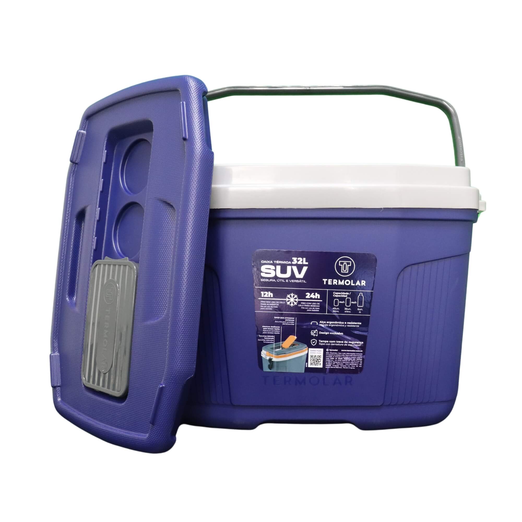 Caixa Térmica SUV 32 Litros Azul Tech Conservação Térmica - Termolar 3502AZT 56282
