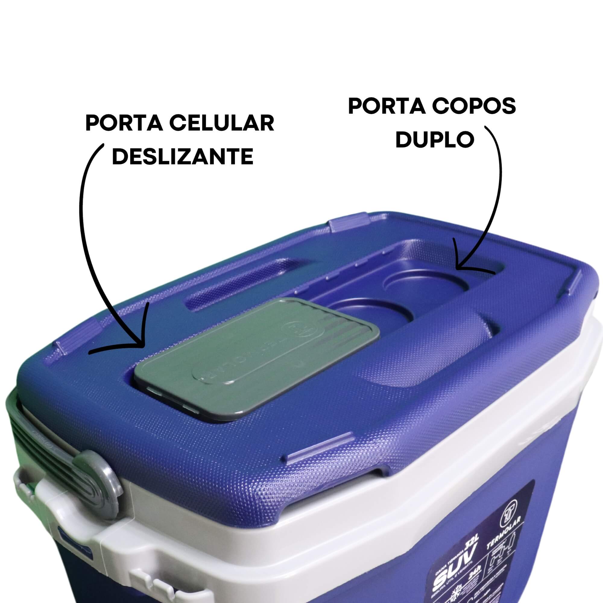 Caixa Térmica SUV 32 Litros Azul Tech Conservação Térmica - Termolar 3502AZT 56282