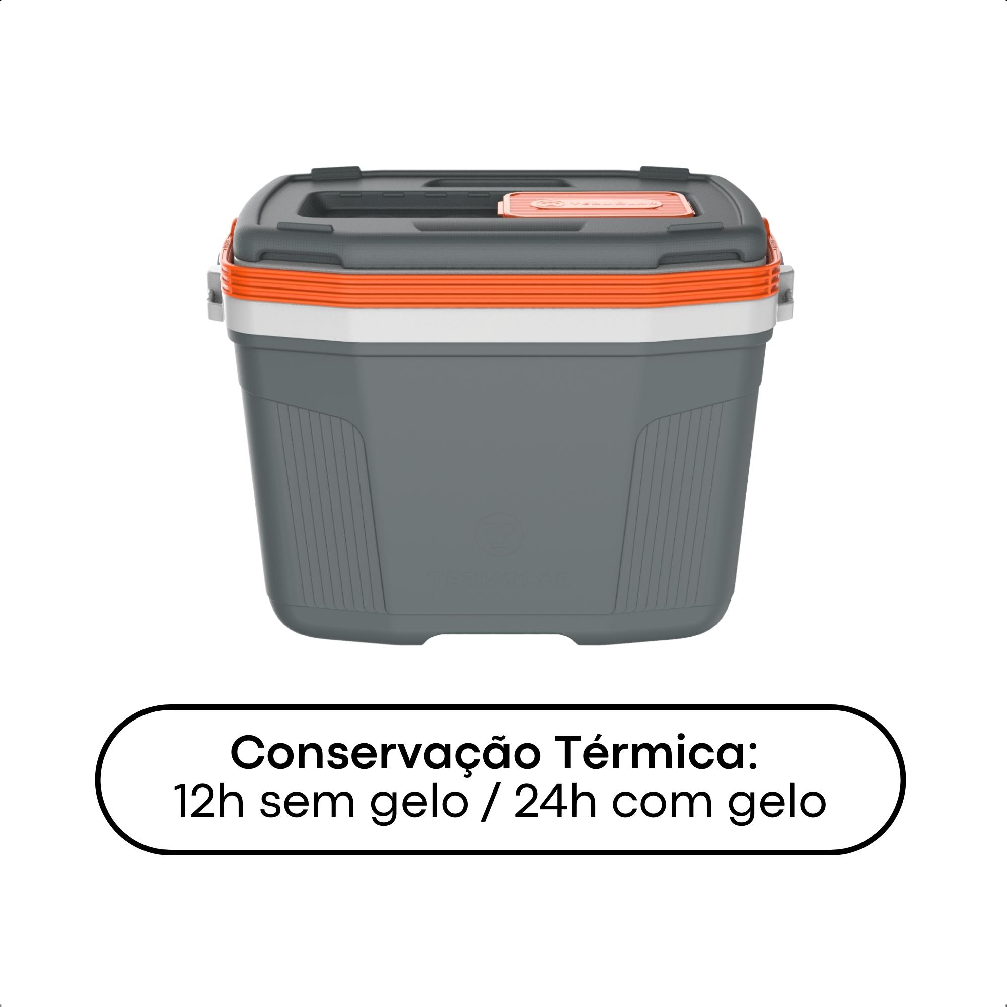 Caixa Térmica SUV 32L Cinza Plus Conservação Térmica - Termolar 3502CIP 56283