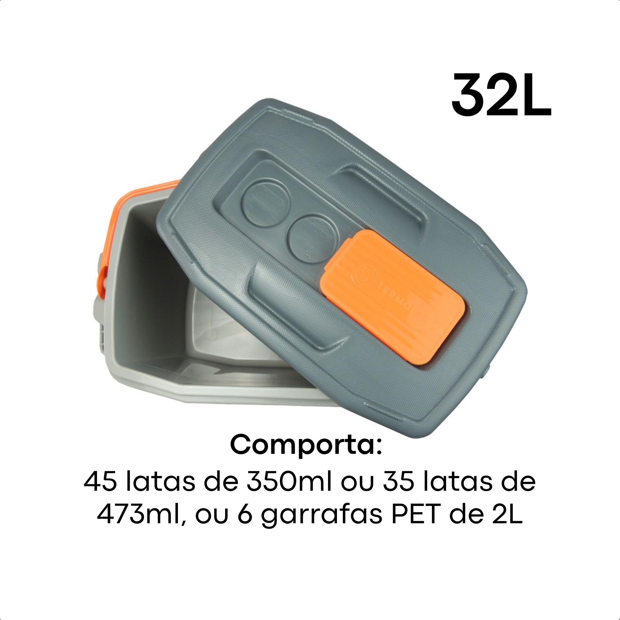 Caixa Térmica SUV 32L Cinza Plus Conservação Térmica - Termolar 3502CIP 56283