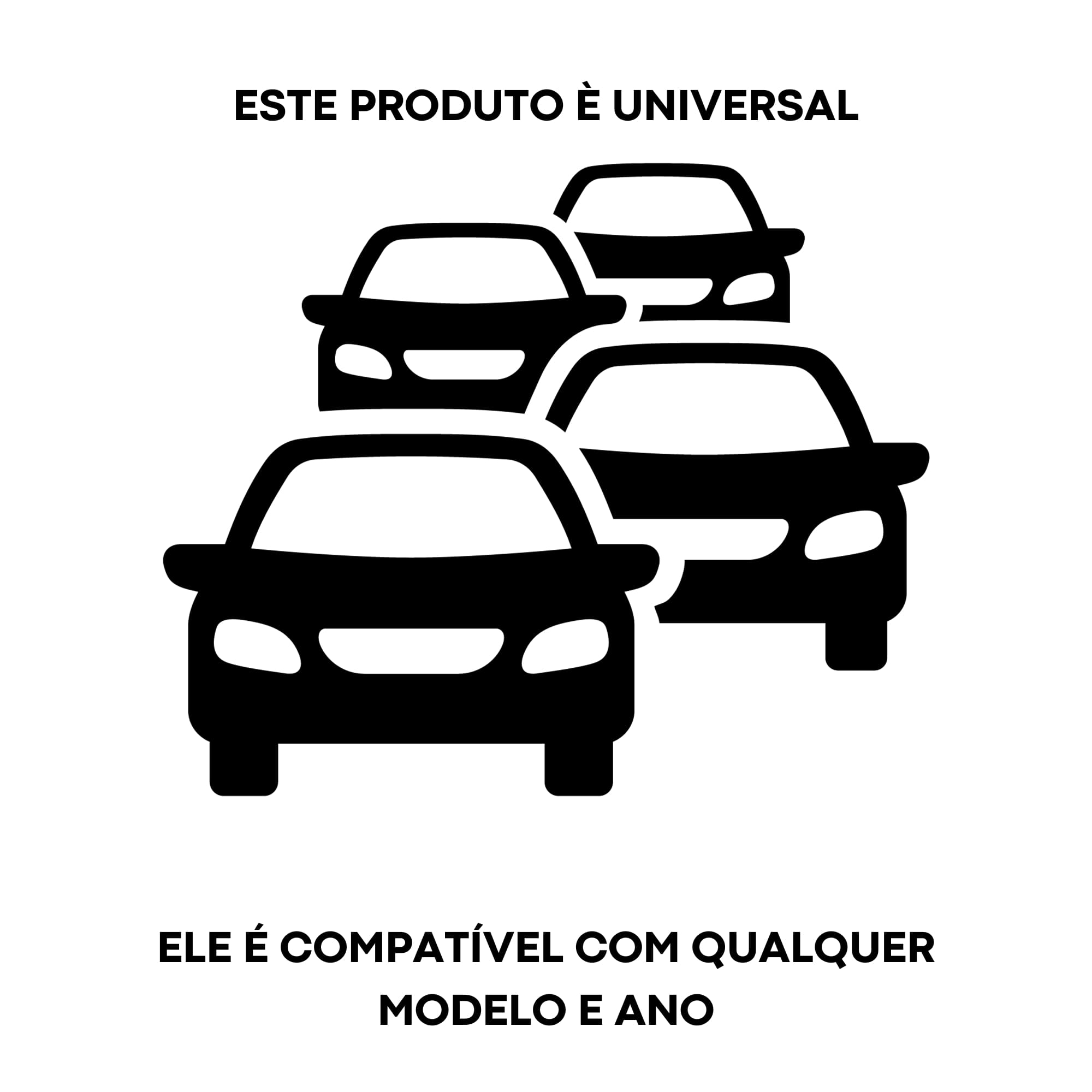 Aro Protetor de Paralamas Universal com 4 peças na Cor Preta - Tg Poli TG01050010